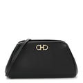 Calfskin Small Gancini Crossbody Black