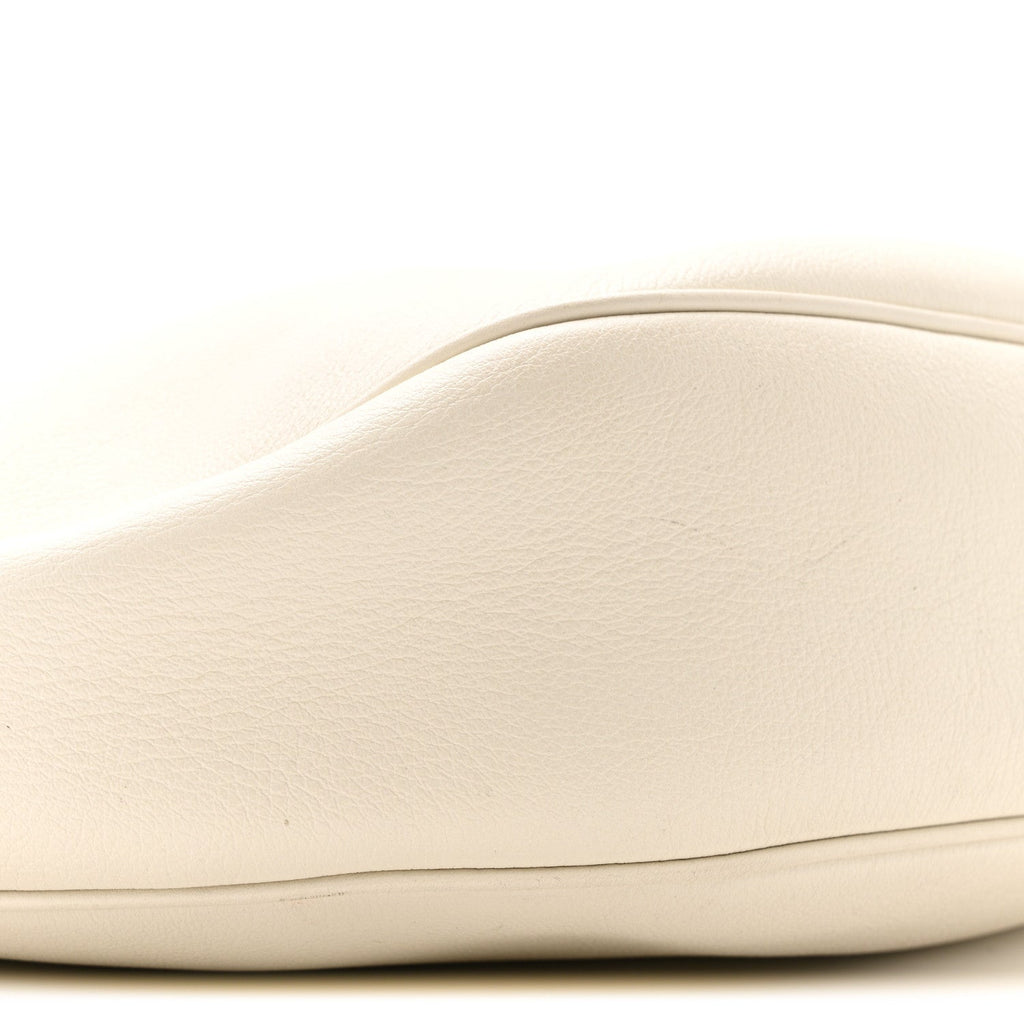 Supple Calfskin Cuir Triomphe Heloise Shoulder Bag White