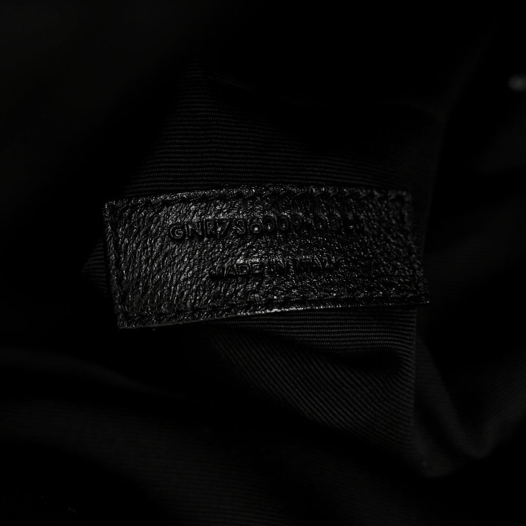 Calfskin Quilted ES Giant Travel Bag Black