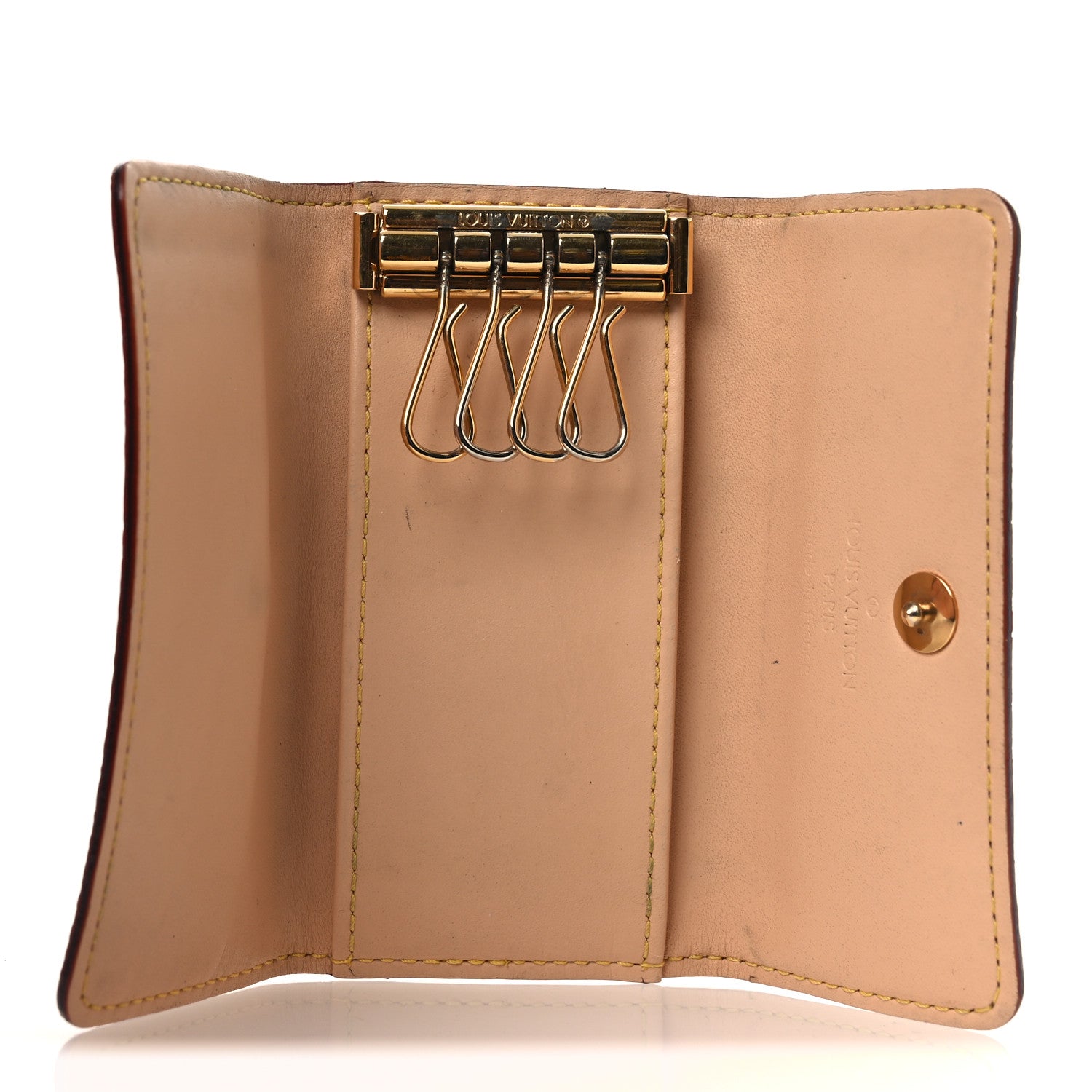 Monogram Multicolor Multicles 4 Key Holder White