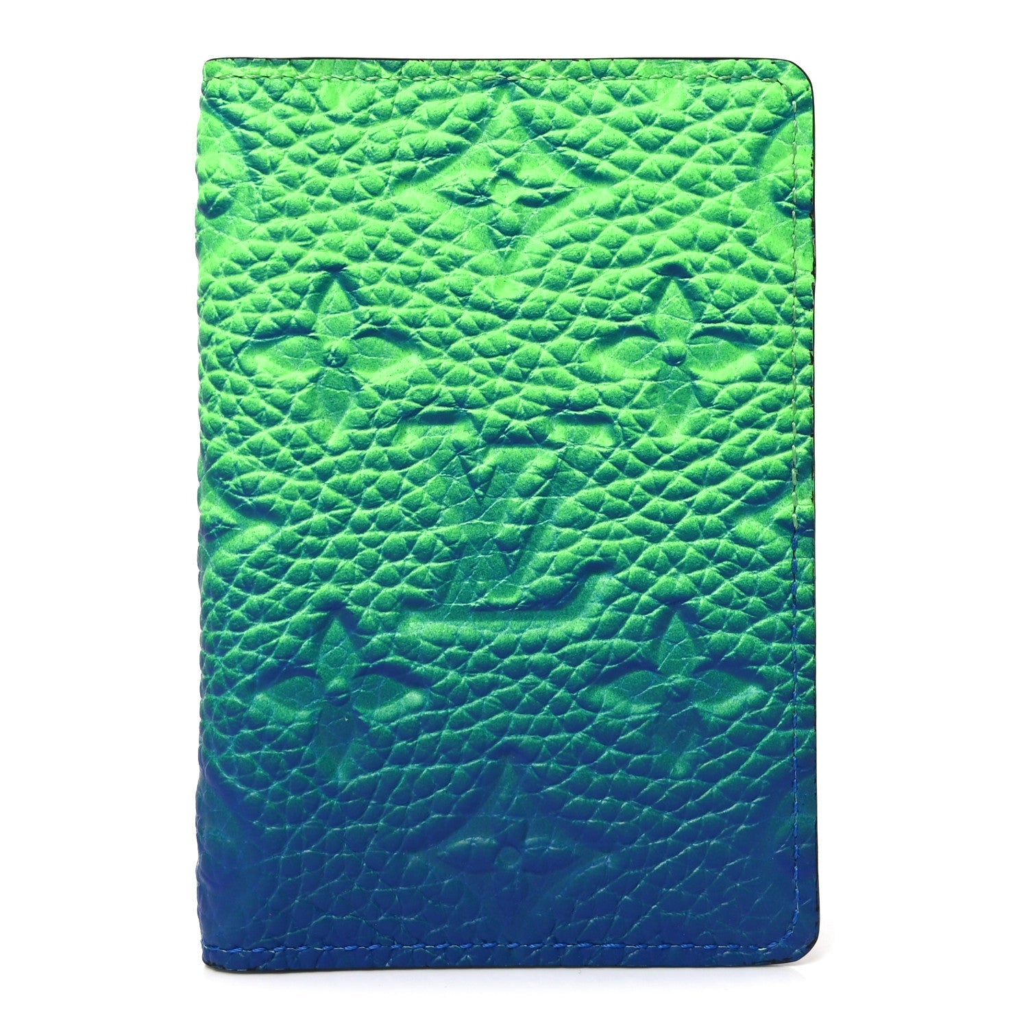 Taurillon Illusion Pocket Organizer Bleu Vert