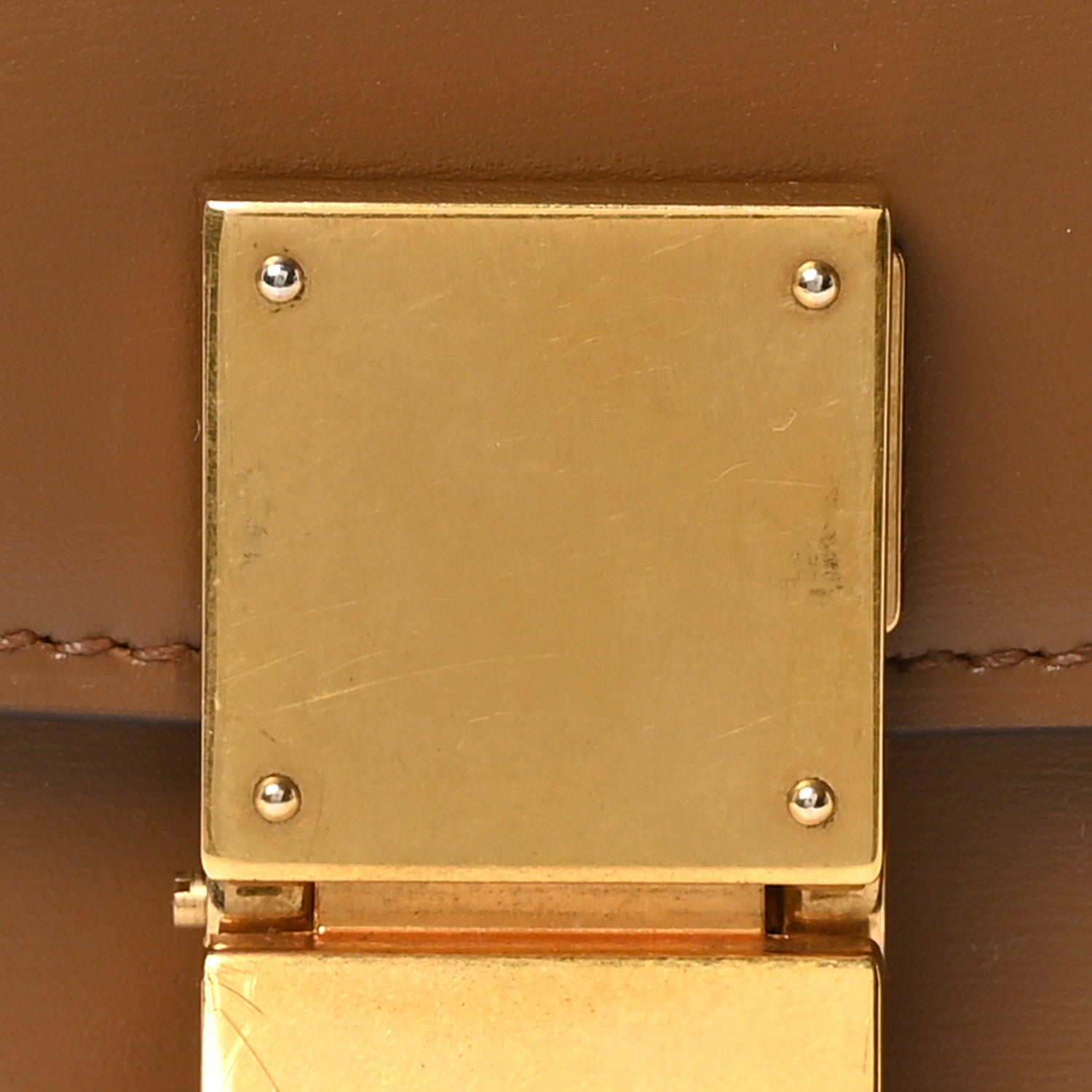 Calfskin Medium Classic Box Flap Bag Light Camel