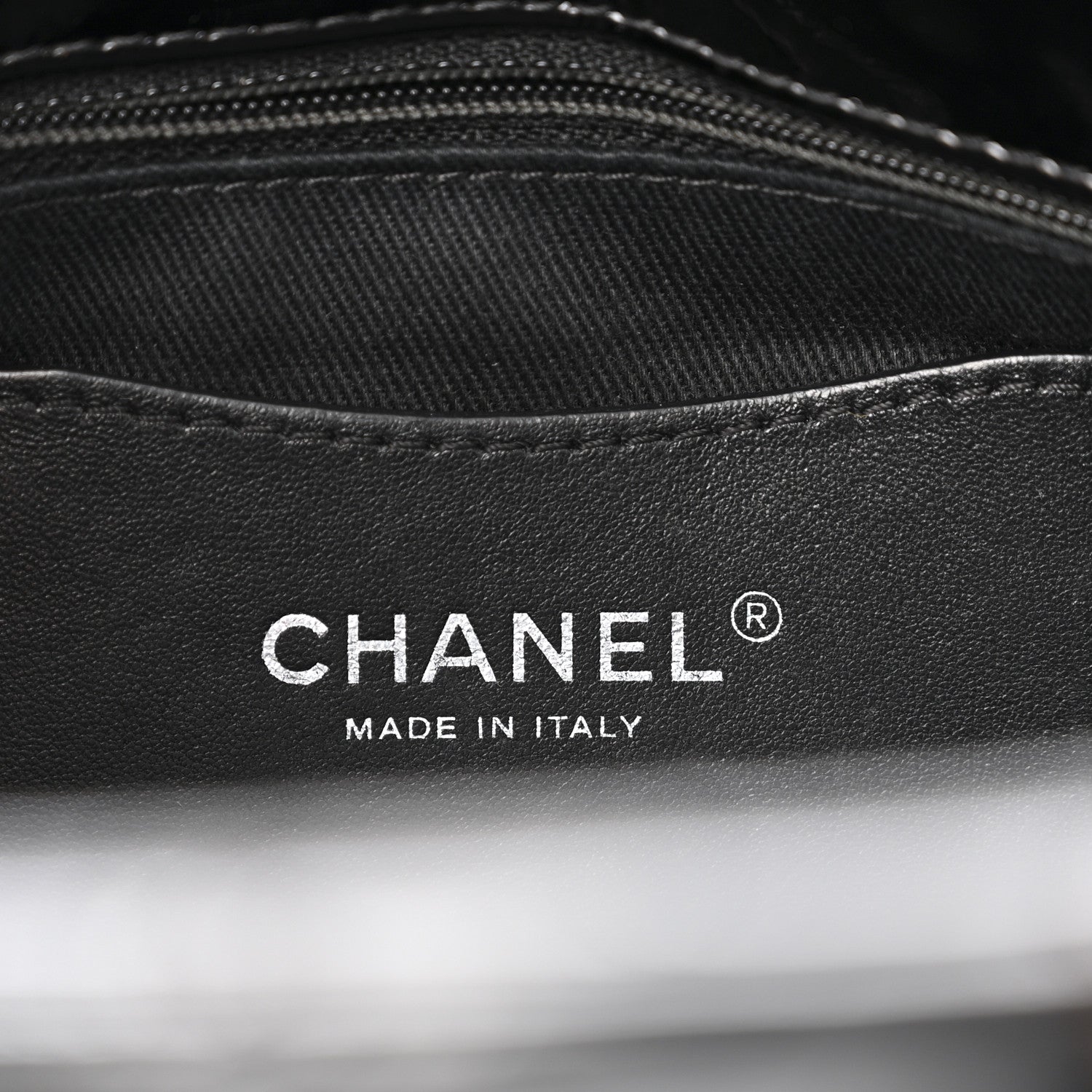 Patent Quilted Medium Just Mademoiselle Black