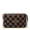Damier Paillettes Mini Pochette Accessories Black