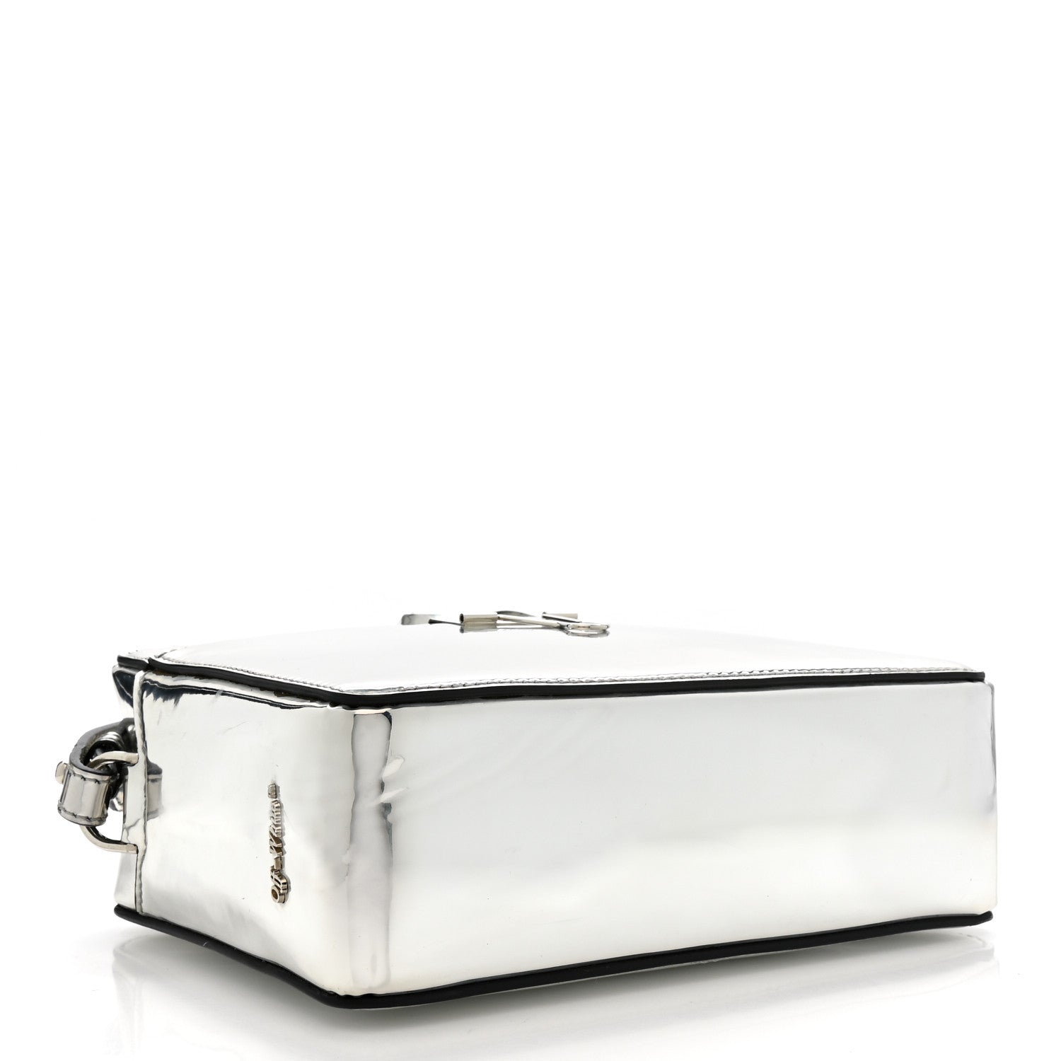 Patent Mirror Binder Clip Camera Belt Bag Silver
