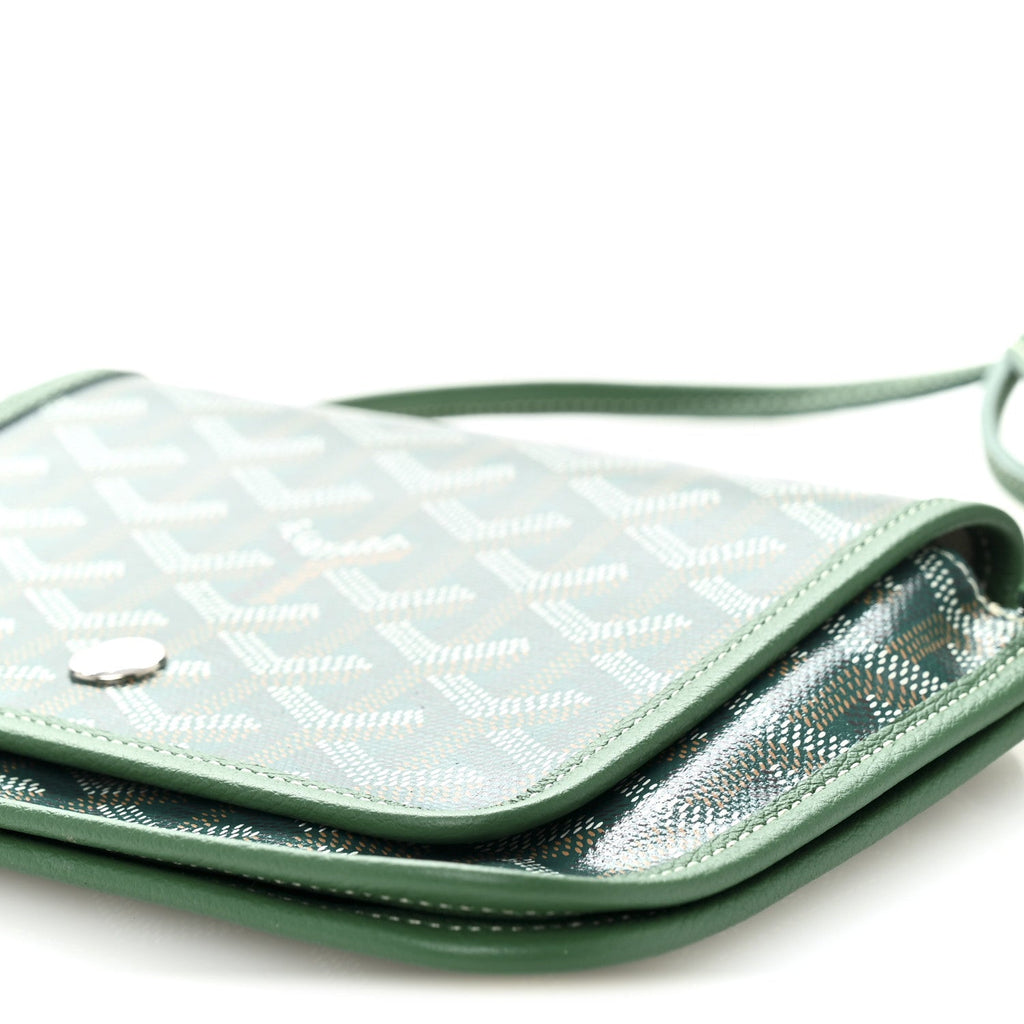 Goyardine Plumet Wallet Clutch Green