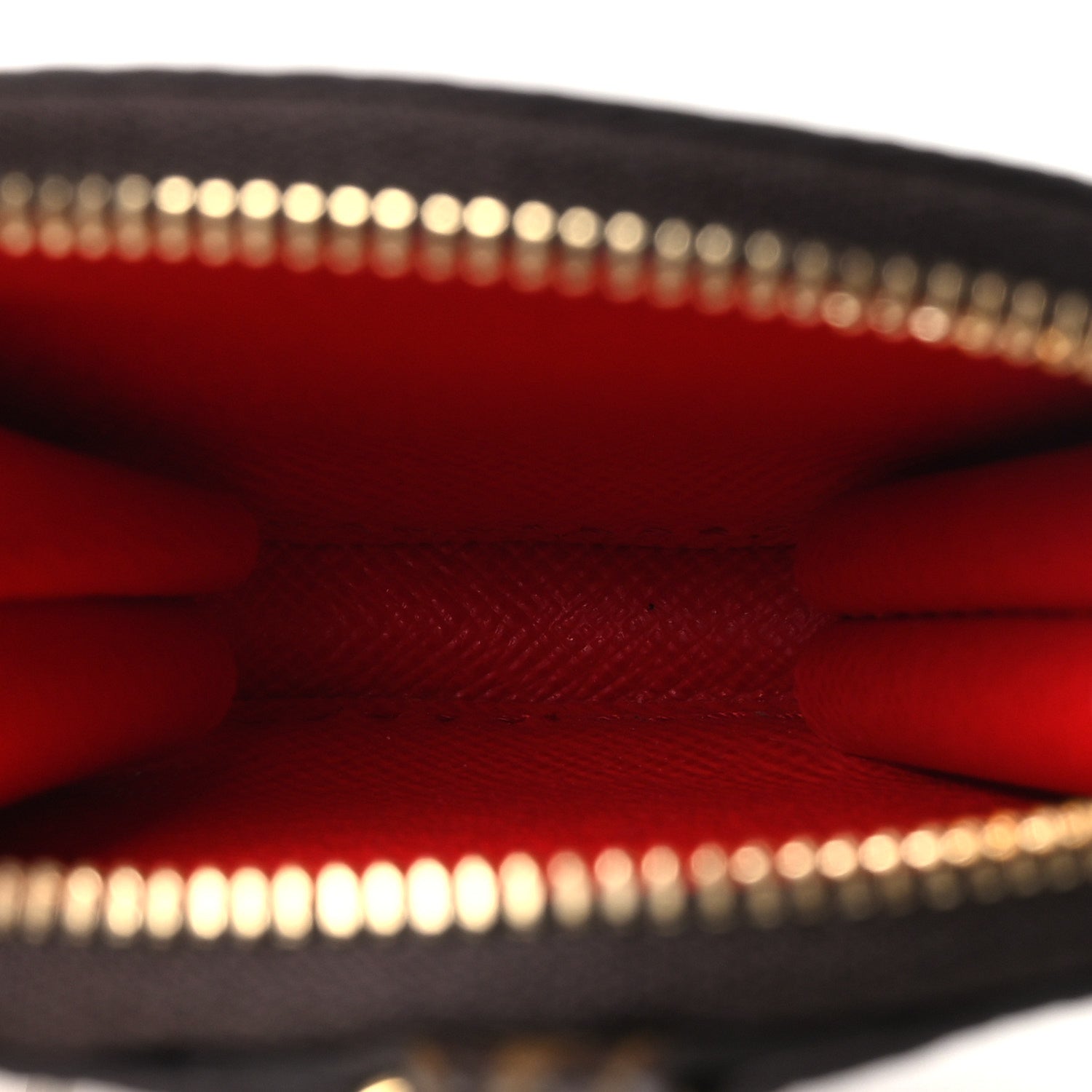 Monogram OnTheGo East West Round Coin Purse Red