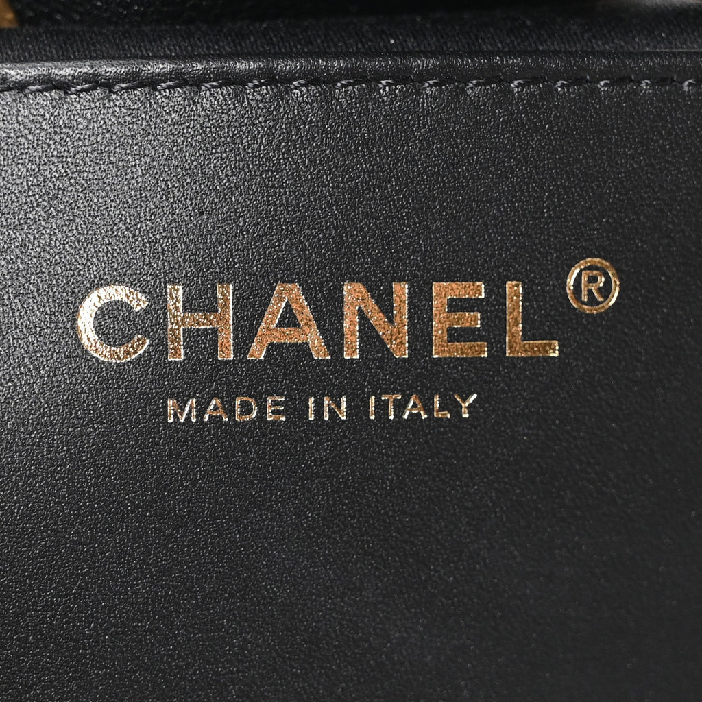 Caviar Quilted Small Chanel 25 Handbag Black