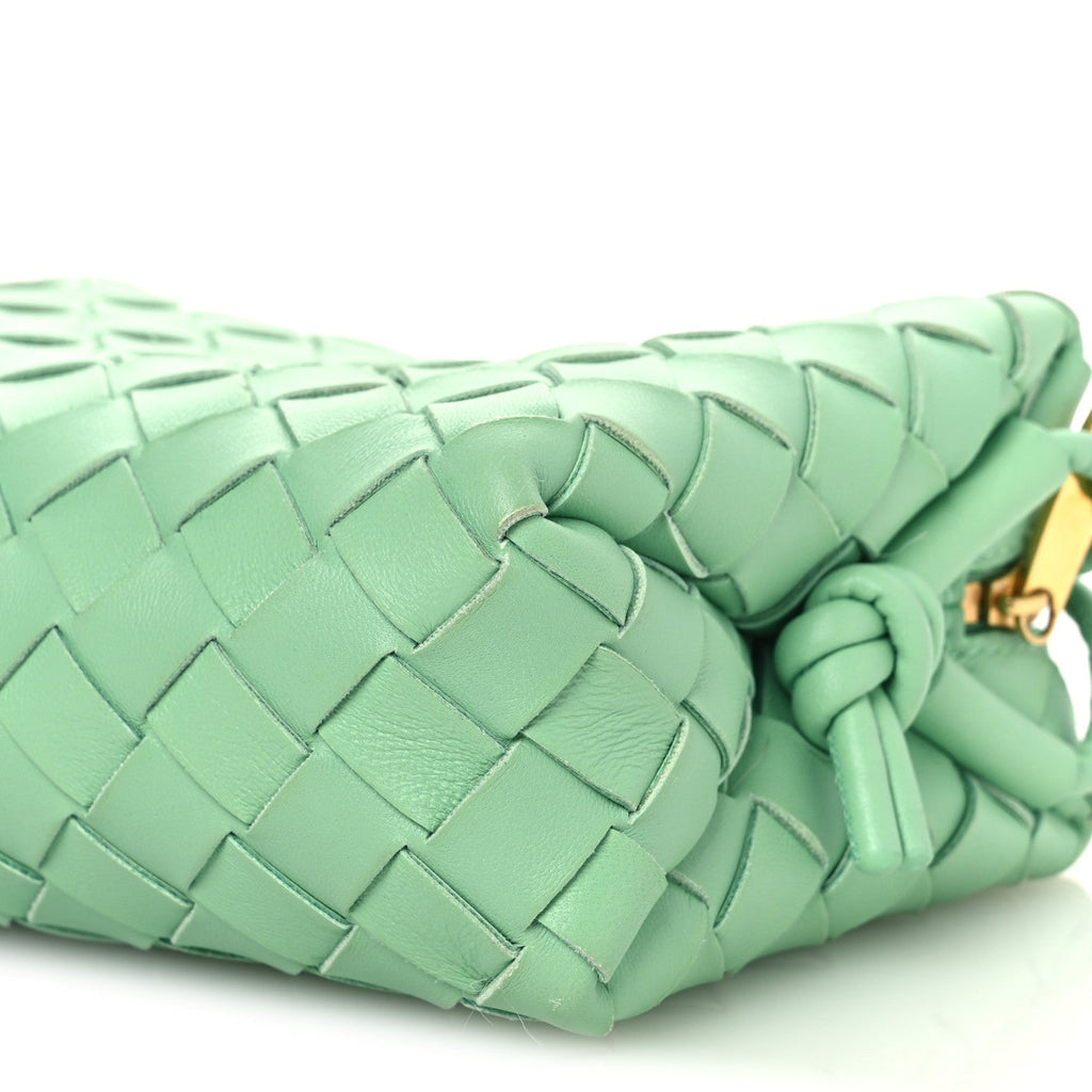 Nappa Intrecciato Mini Loop Camera Bag Siren