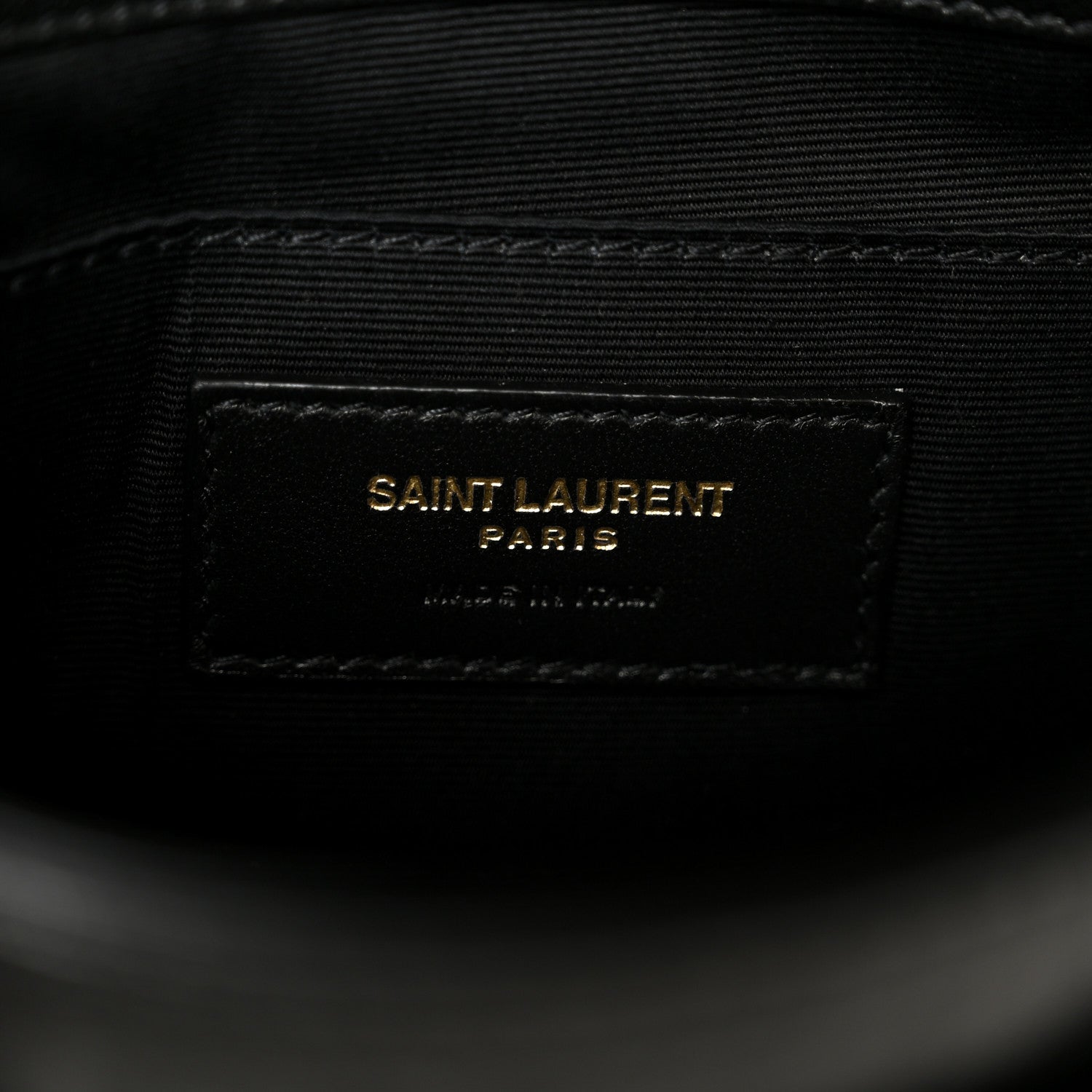 Grained Lambskin Monogram Mini Niki Chain Satchel Black