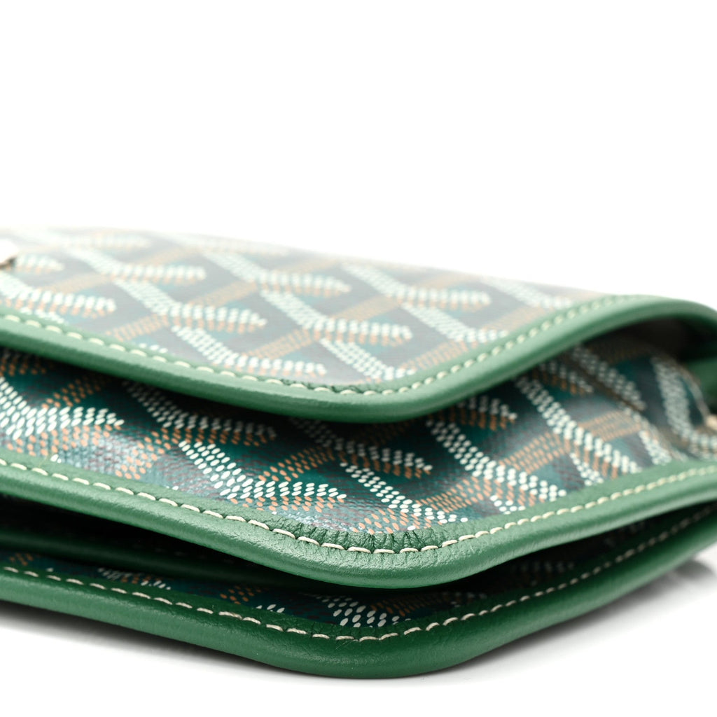 Goyardine Plumet Wallet Clutch Green