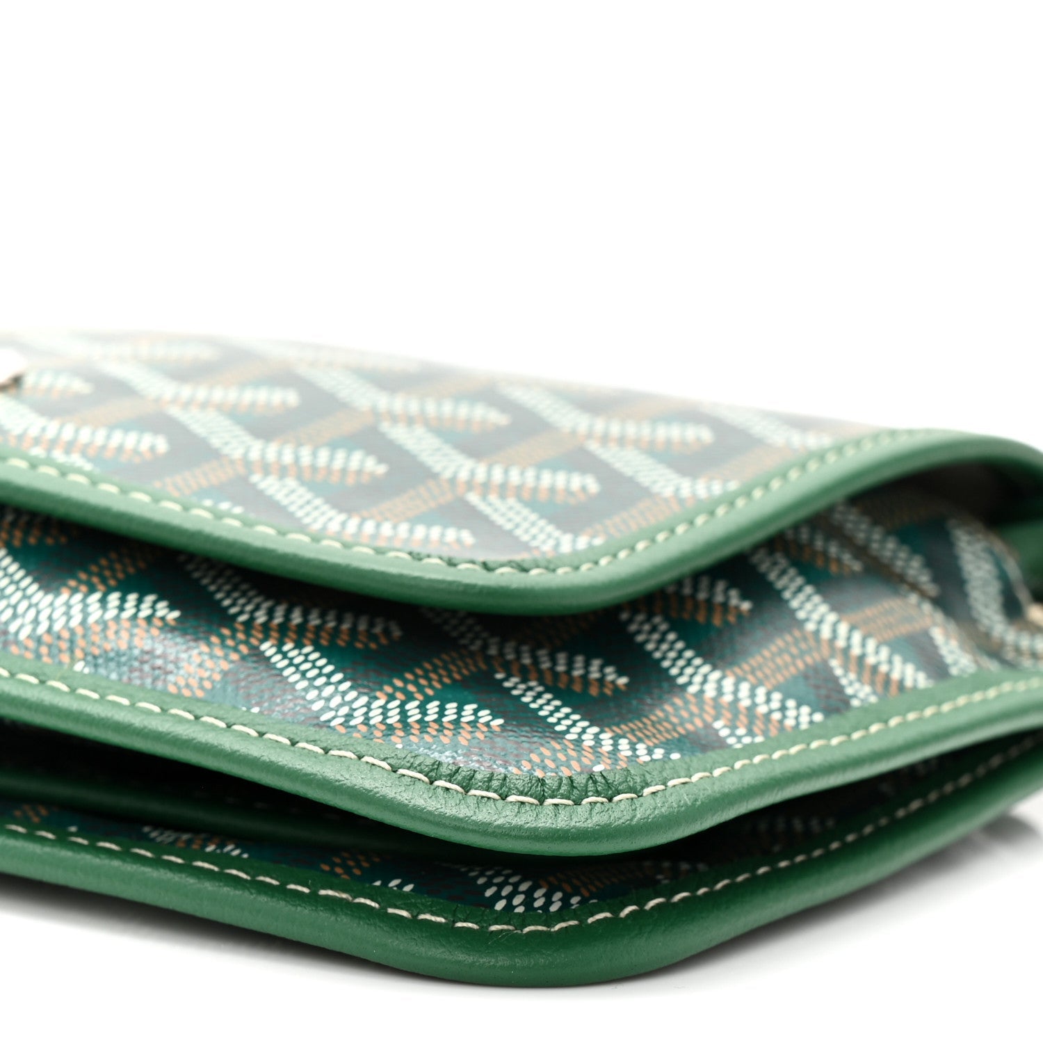 Goyardine Plumet Wallet Clutch Green