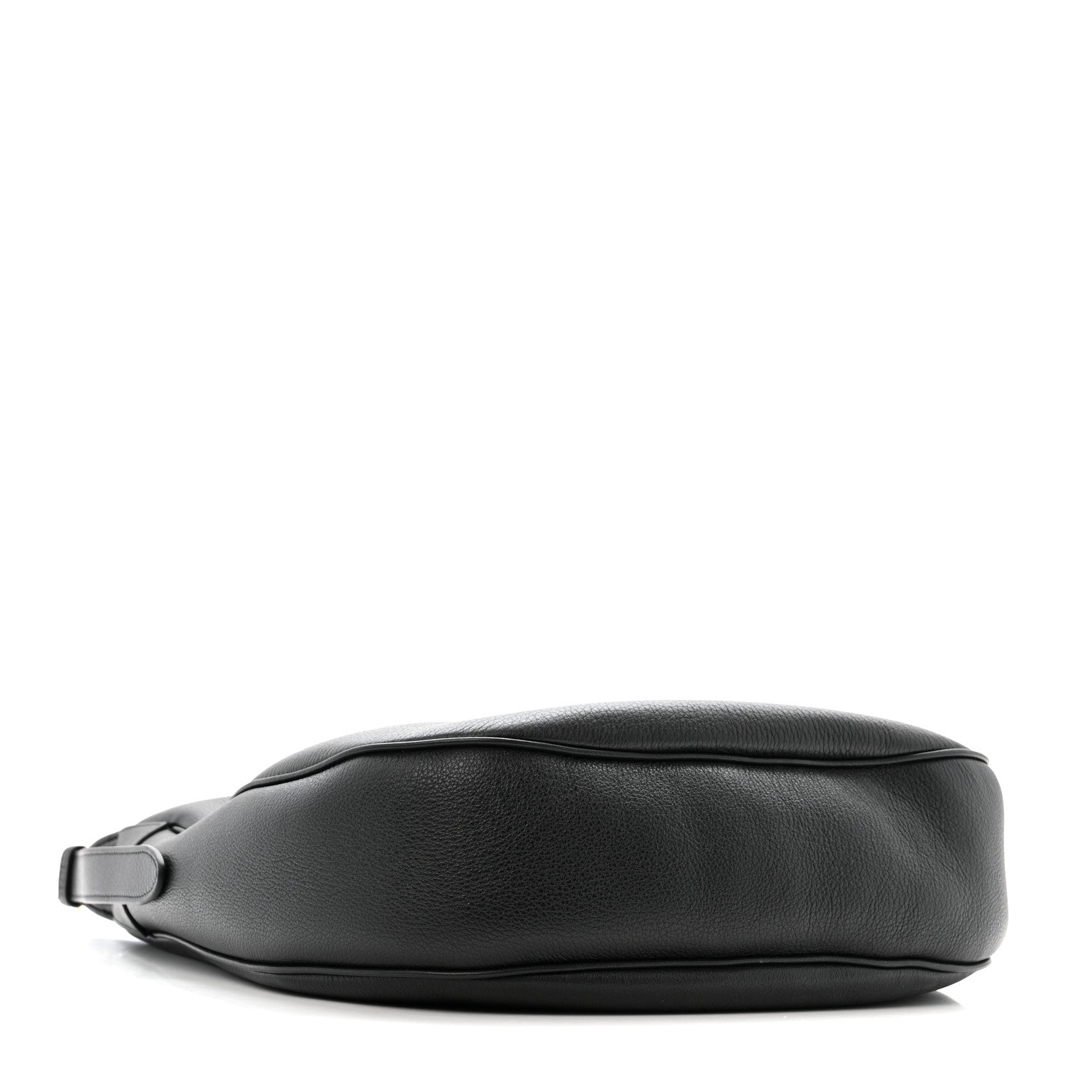 Supple Calfskin Medium Triomphe Heloise Shoulder Bag Black