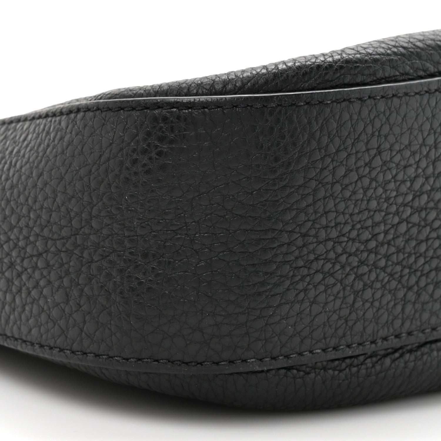 Vitello Phenix Zippered Messenger Hobo Black