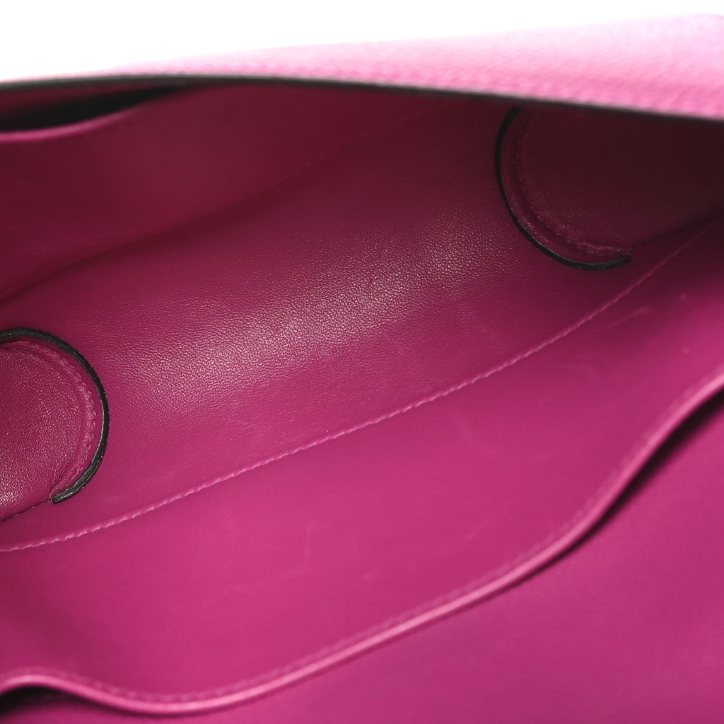 Epsom Cherche Midi Clutch Rose Pourpre