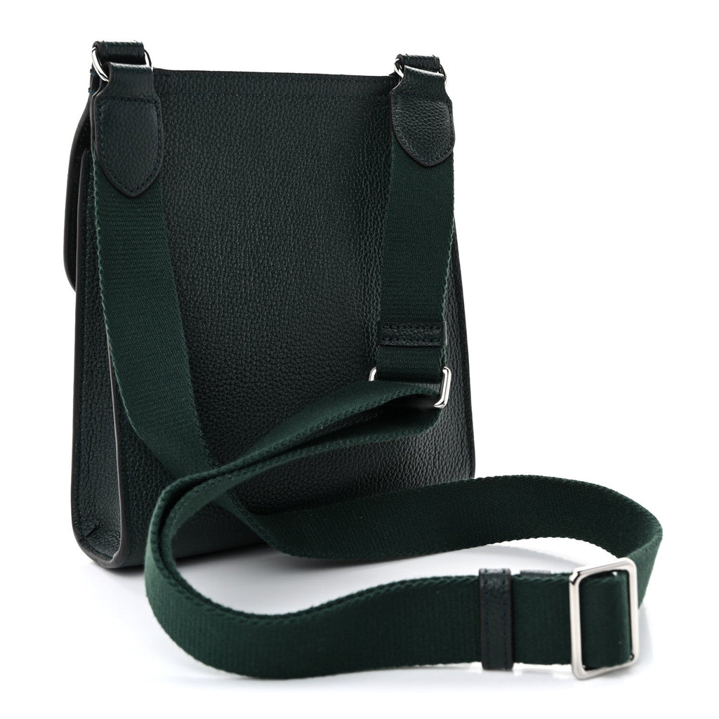 Small Classic Grain Calfskin New Antony Messenger Crossbody Mulberry Green
