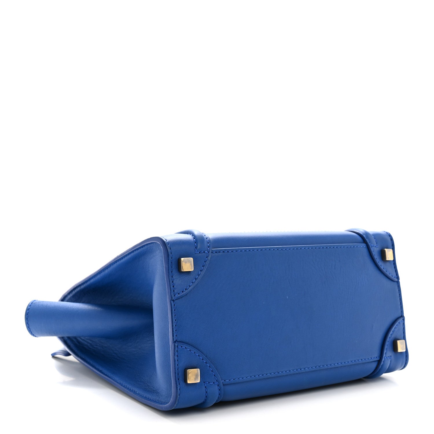 Smooth Calfskin Micro Luggage Royal Blue