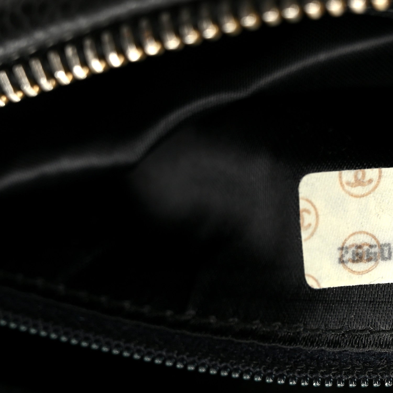 Caviar Quilted Camera Case Black