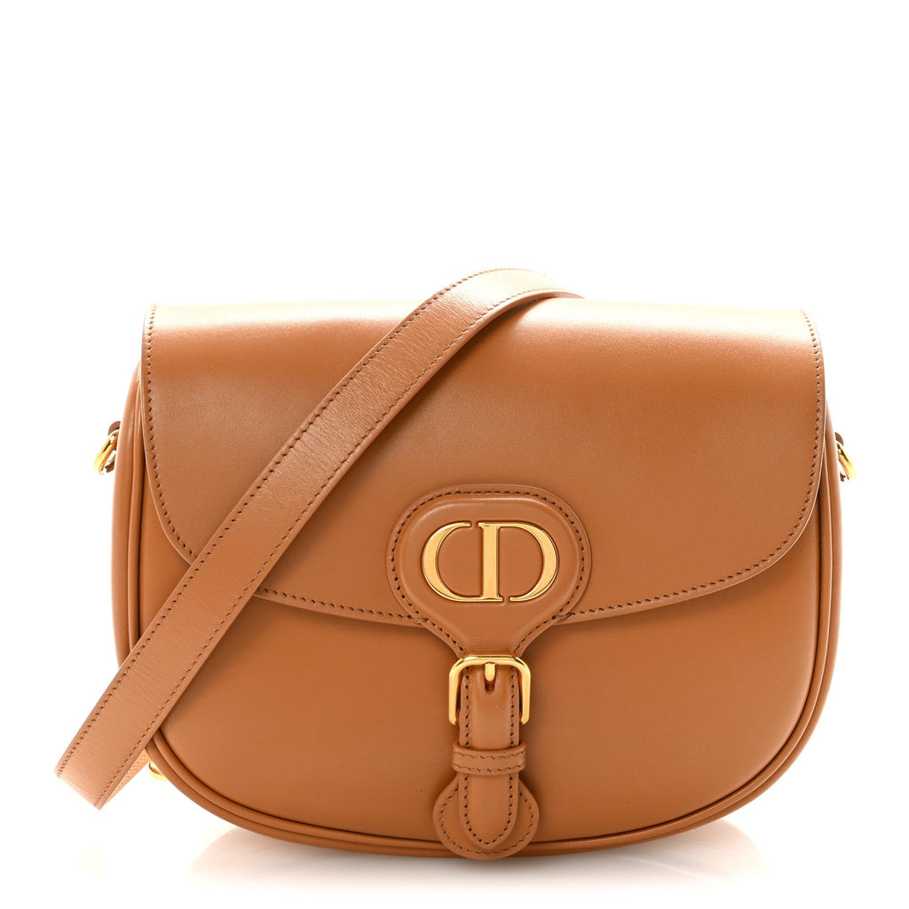 Box Calfskin Medium Bobby Flap Camel