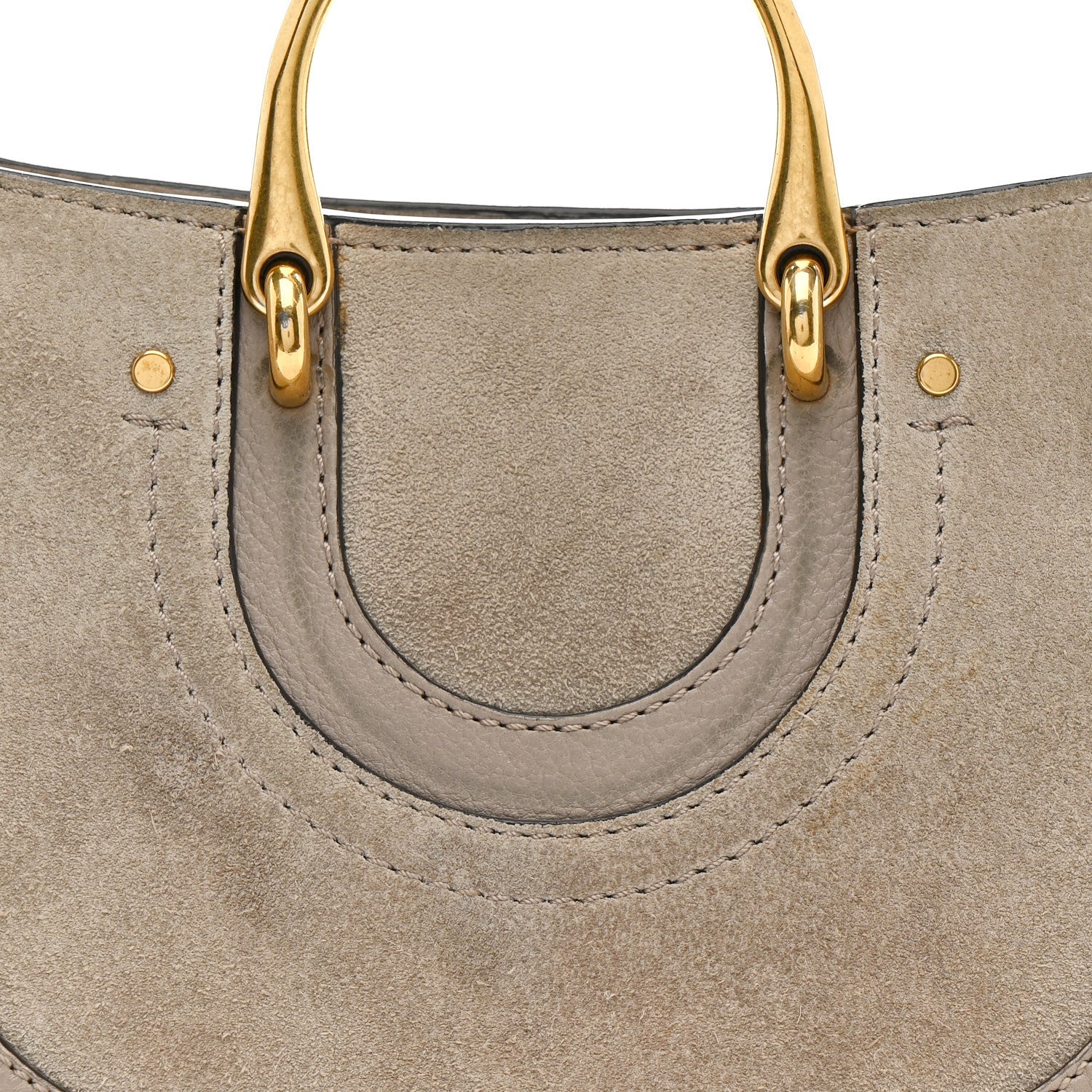 Calfskin Suede Mini Pixie Signature Belt Bag Motty Grey