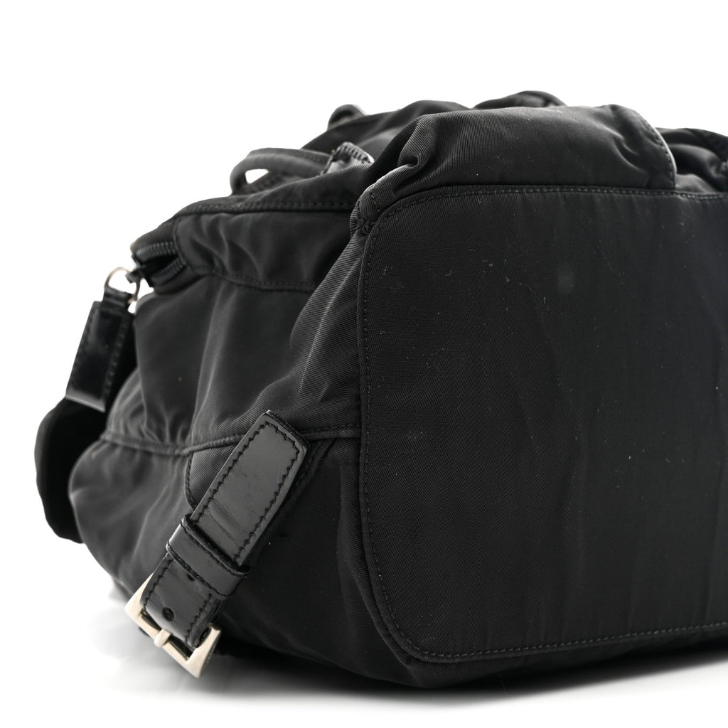 Nylon Vela Medium Backpack Black