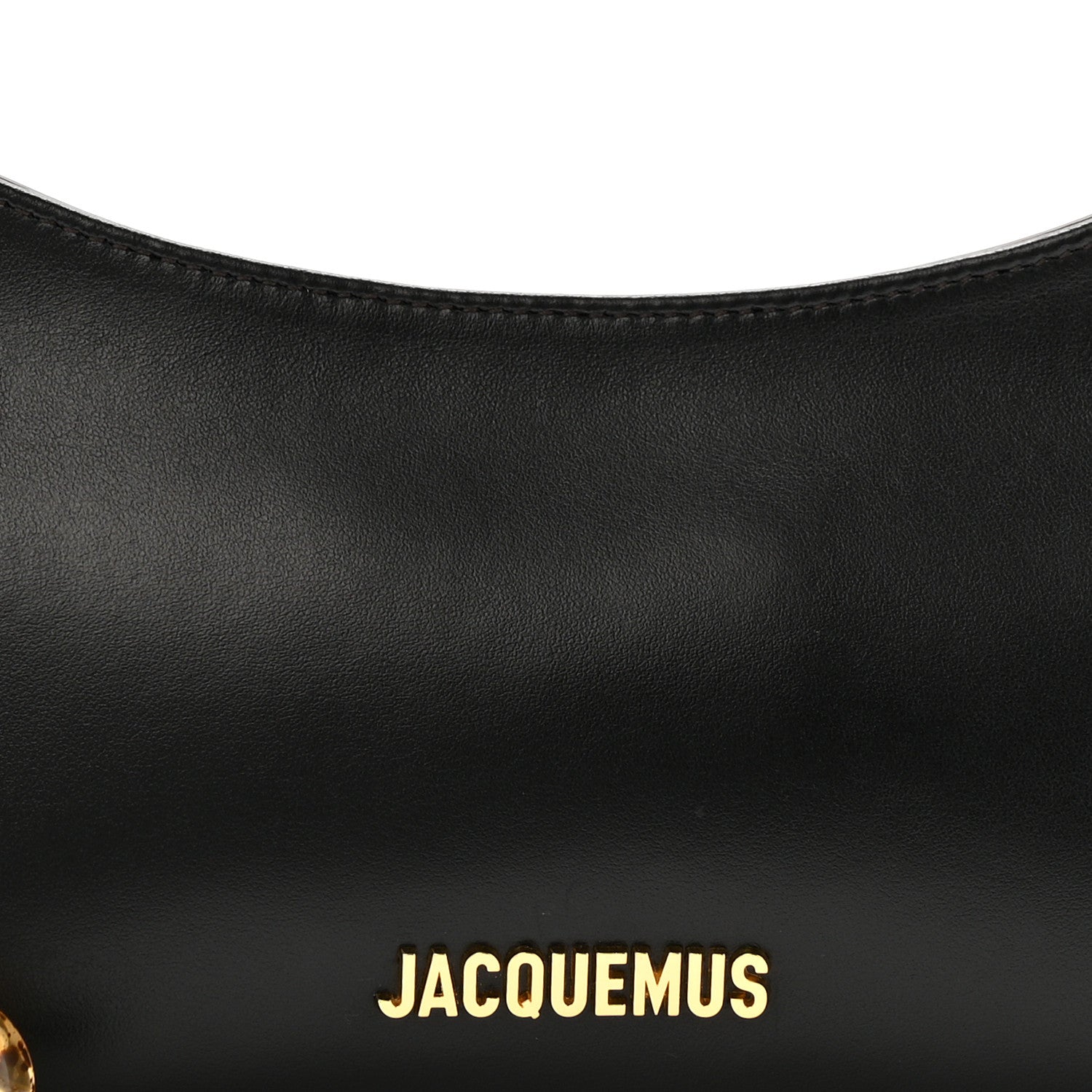 Smooth Calfskin Le Bisou Perle Black