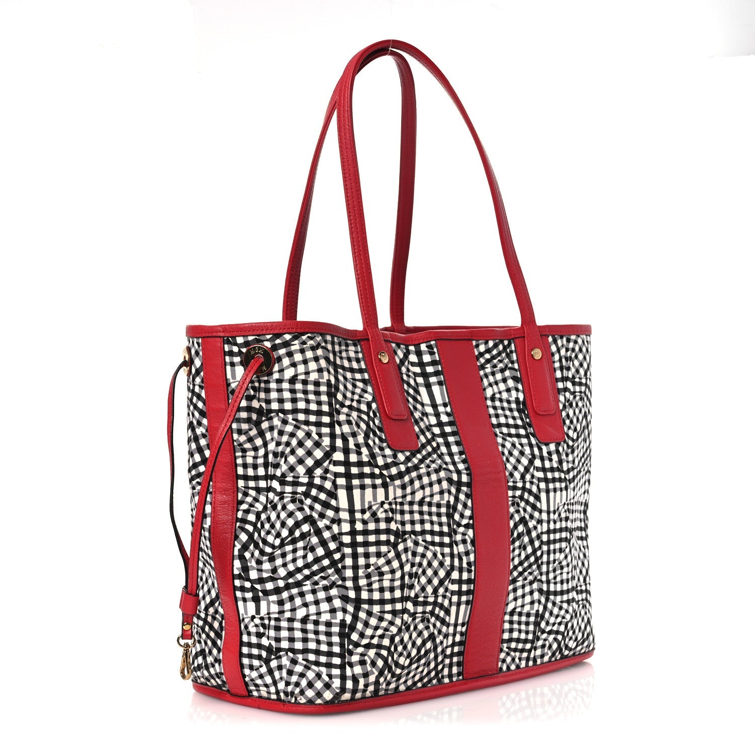 Visetos Medium Liz Reversible Shopper Tote Ruby Red