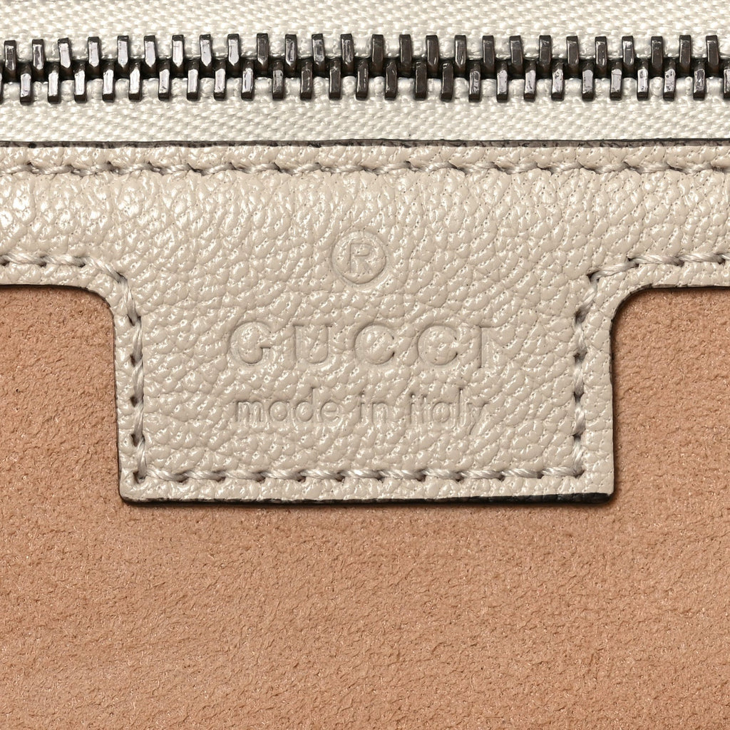 Goatskin Medium Aphrodite Shoulder Bag Mystic White