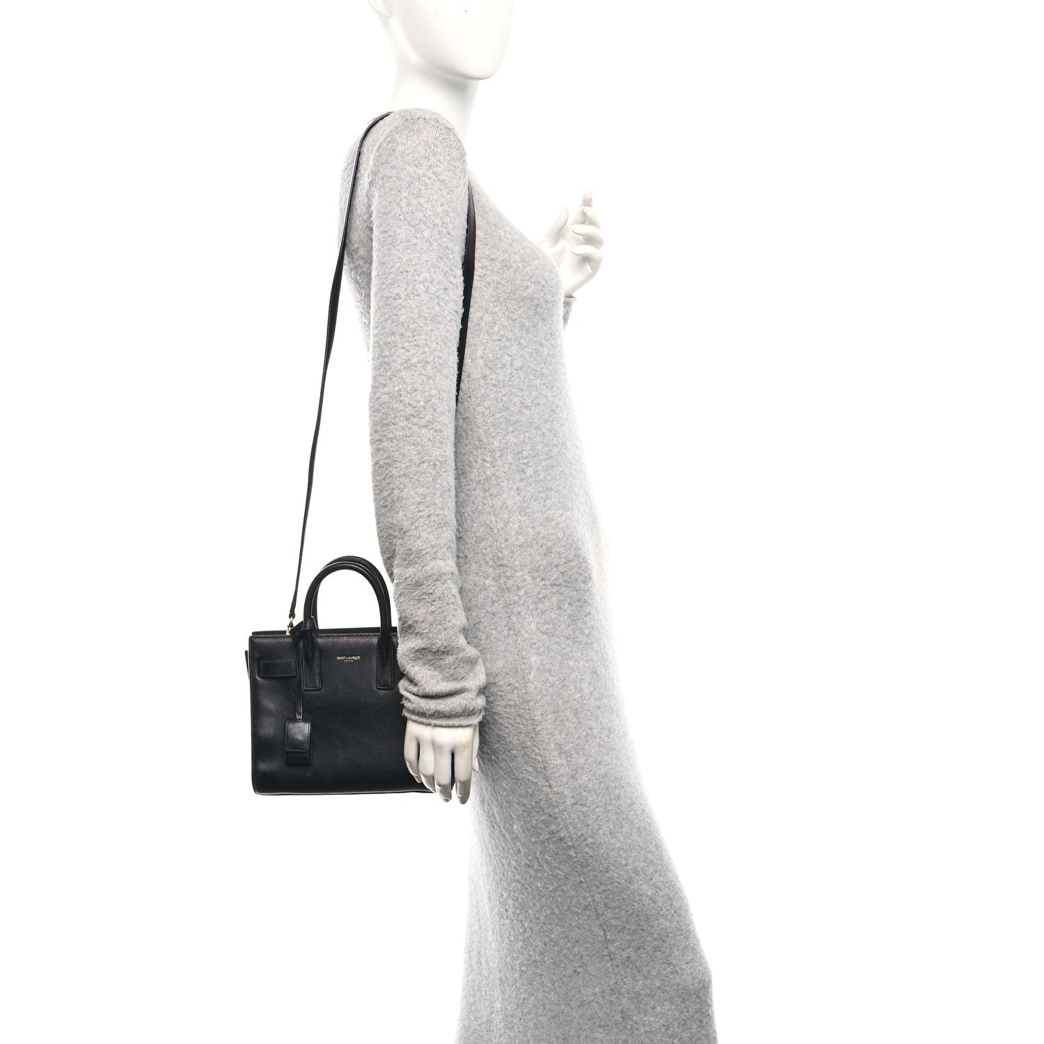 Calfskin Nano Sac De Jour Black