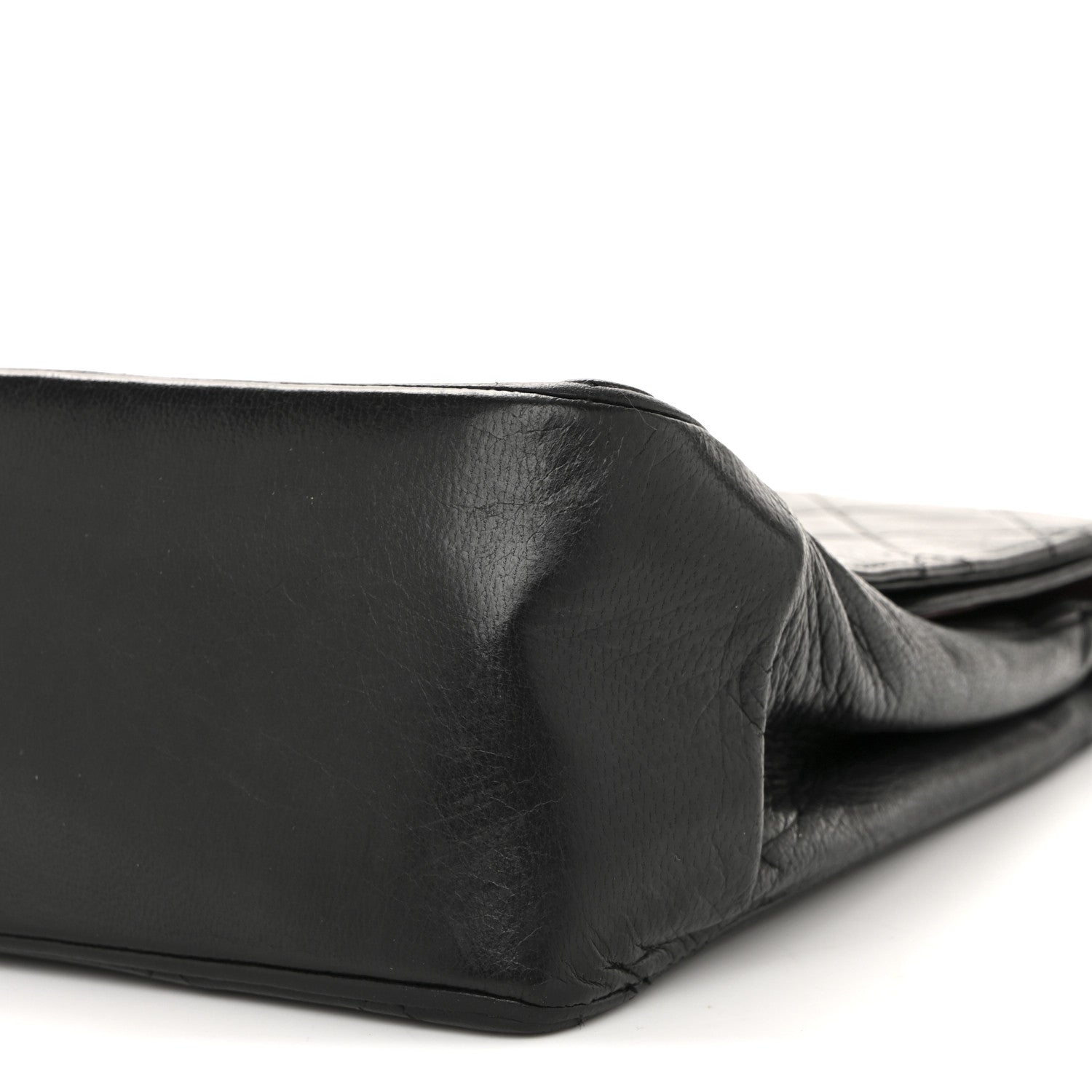 Lambskin Quilted Small Double Flap Black