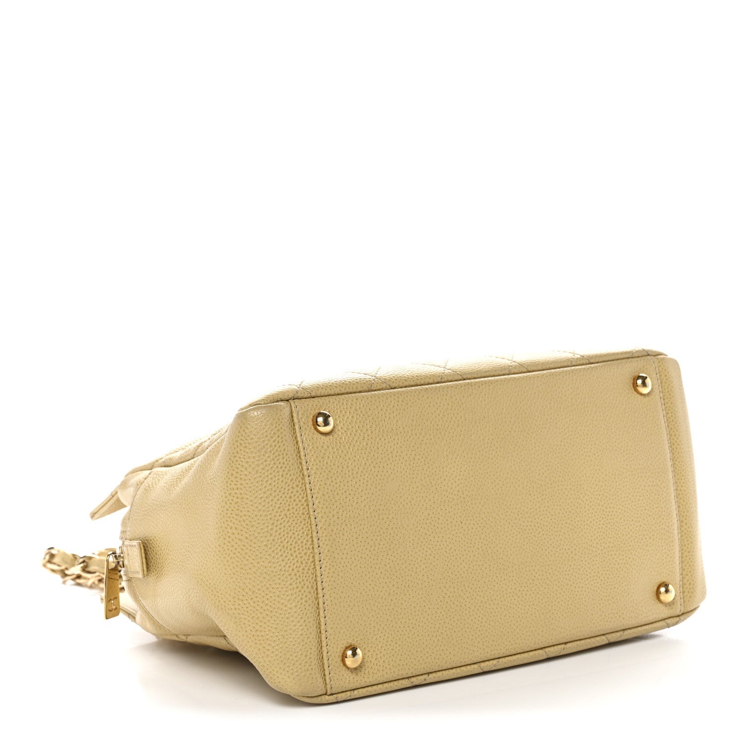 Caviar Quilted Petit Timeless Tote PTT Beige