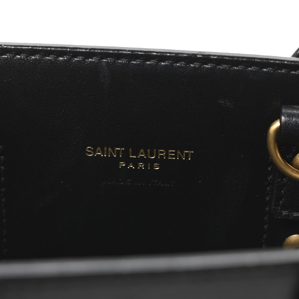 Calfskin Nano Sac De Jour Black
