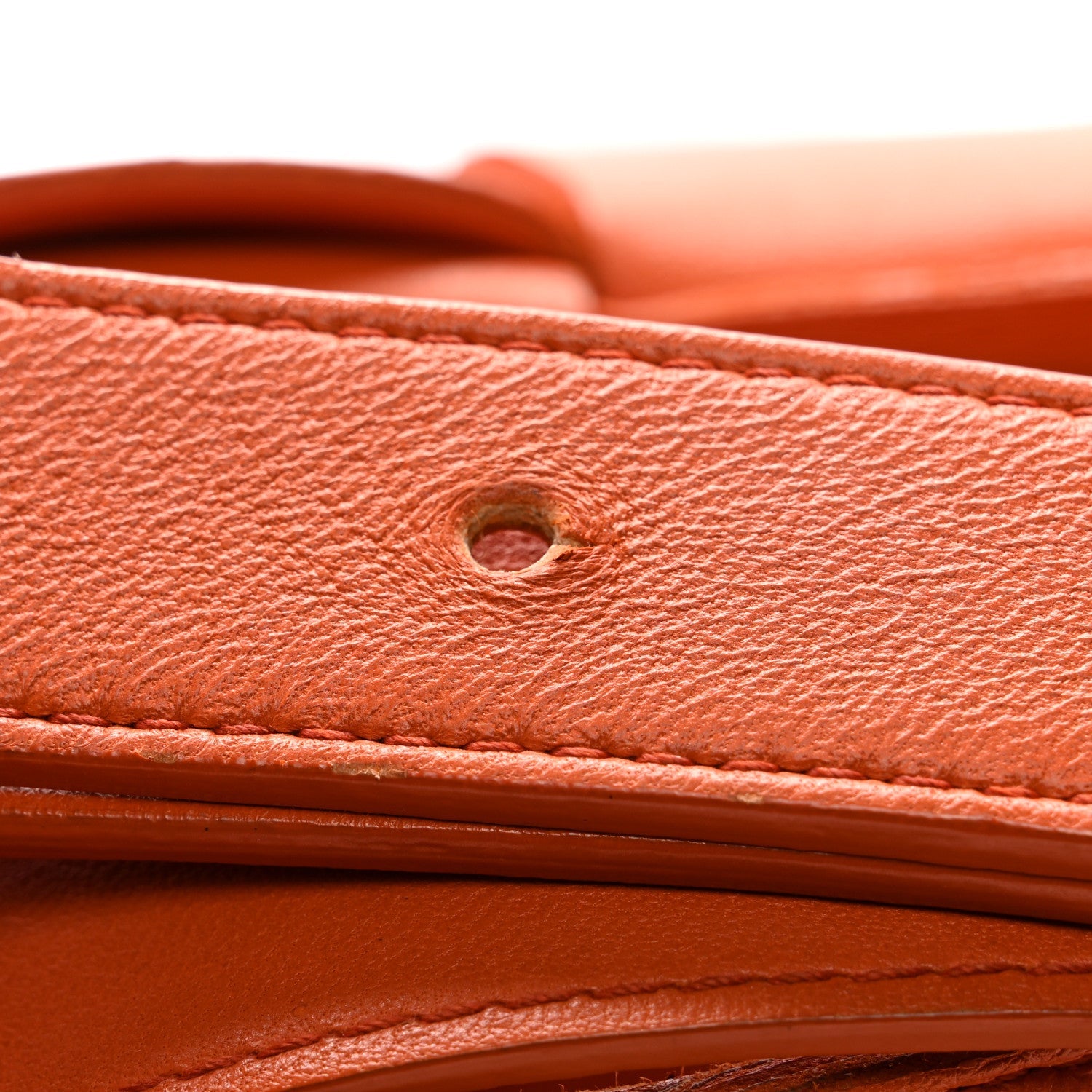 Lambskin Maxi Intrecciato Cassette Crossbody Bag Orange