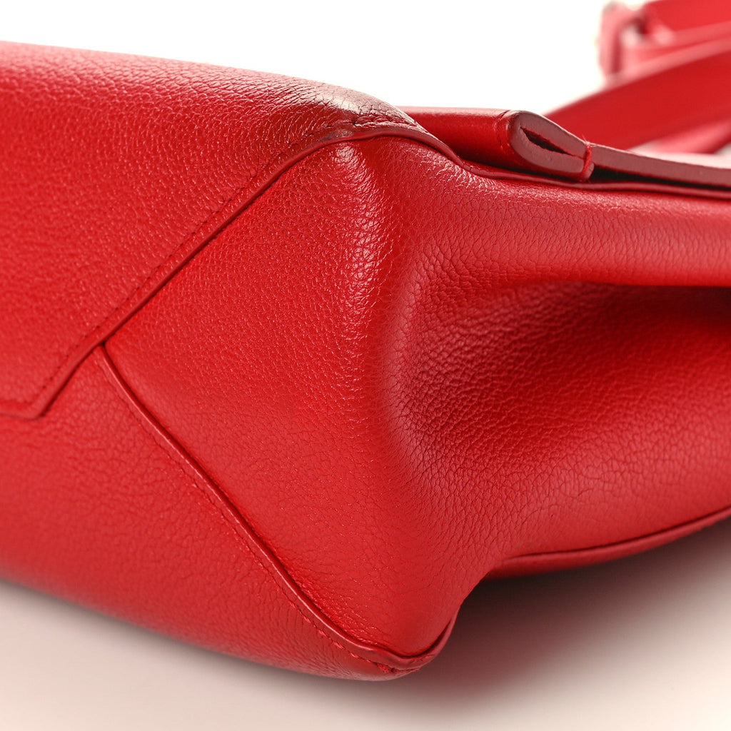 Soft Calfskin Lockme II Top Handle Rubis