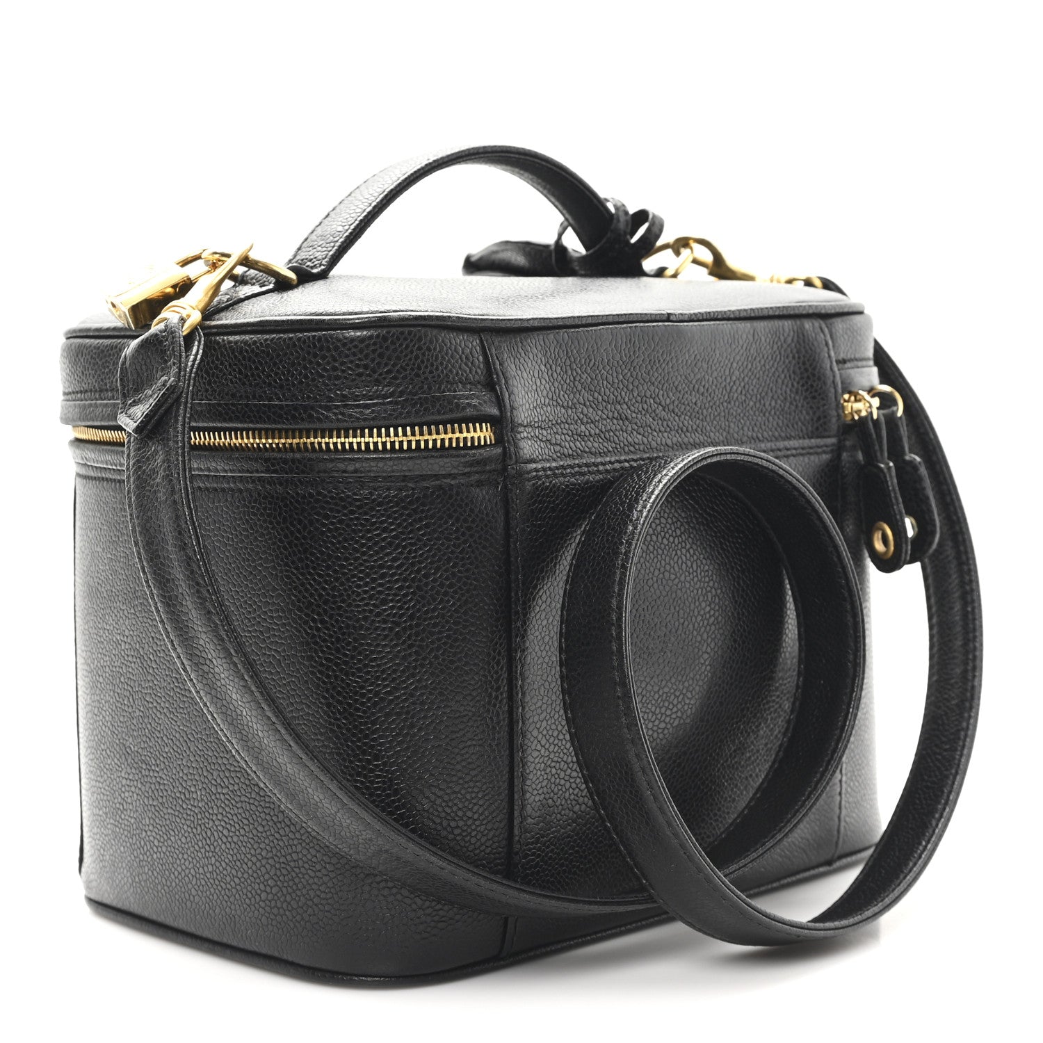 Caviar CC Vanity Train Case Black