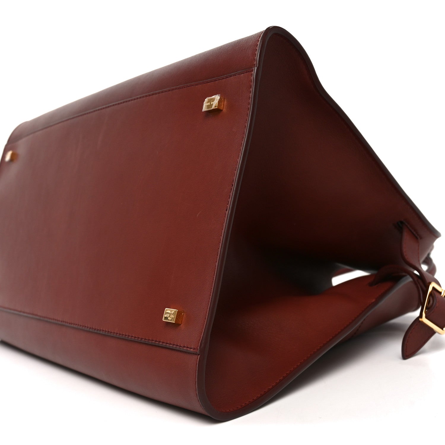 Polished Saddle Calfskin Soft Margaux 15 Cognac