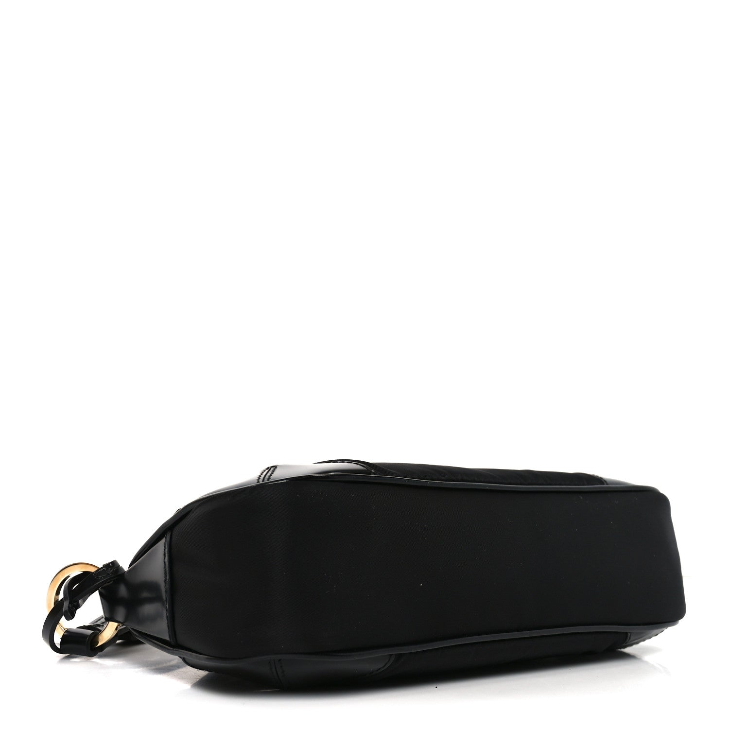 Re-Nylon Spazzolato Re-Edition 2002 Shoulder Bag Black