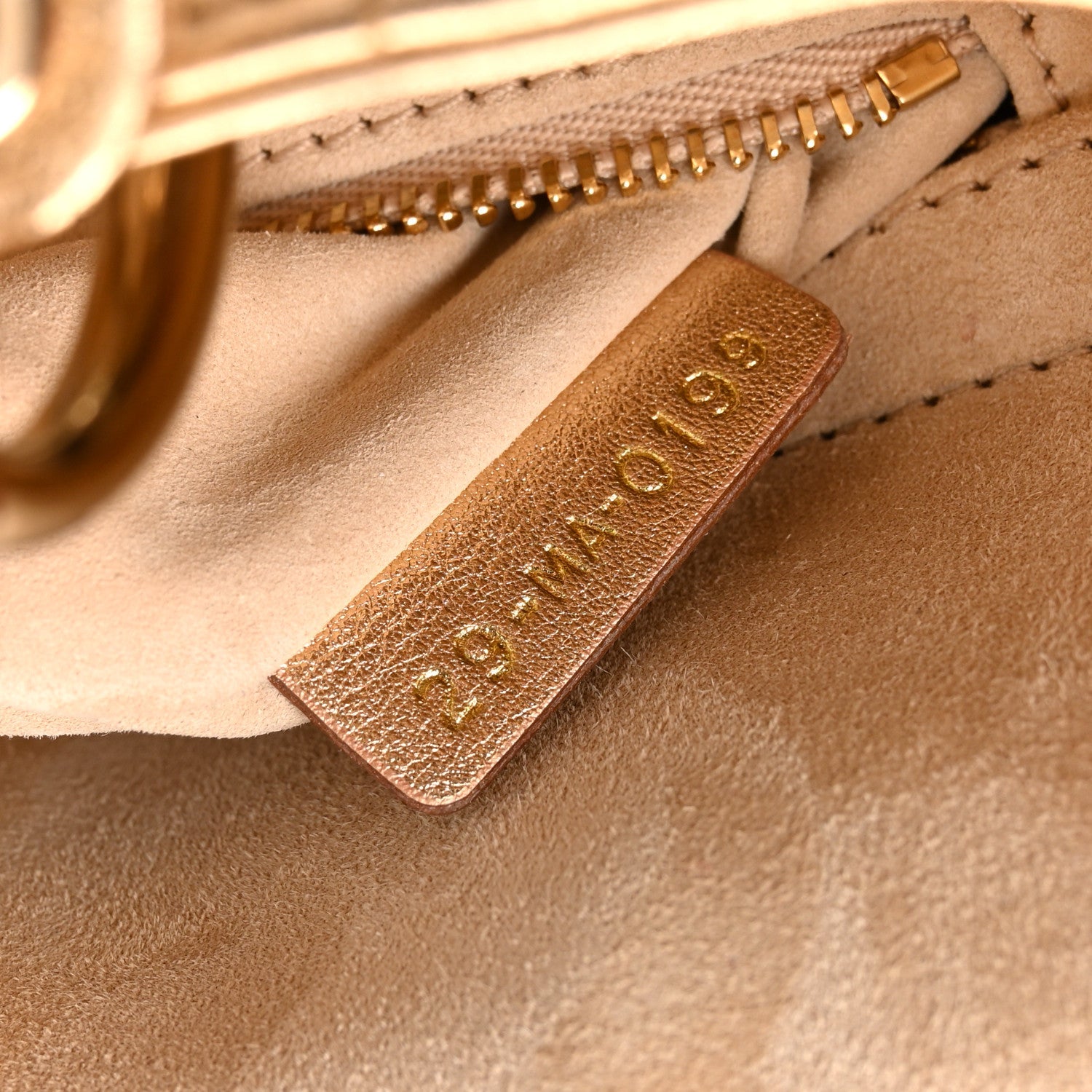 Metallic Lambskin Cannage Small My ABCDior Lady Dior Rose Gold