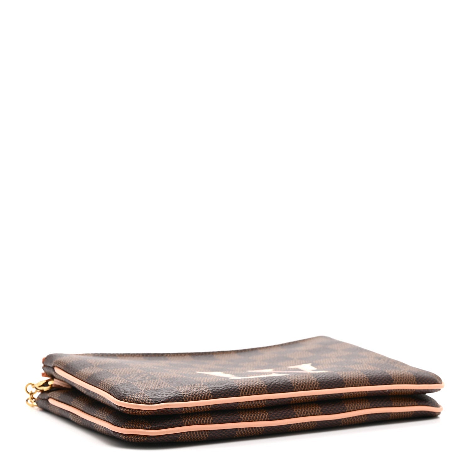 Damier Ebene Double Zip Pochette