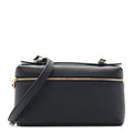 Grained Calfskin L19 Extra Pocket Pouch Navy Blue