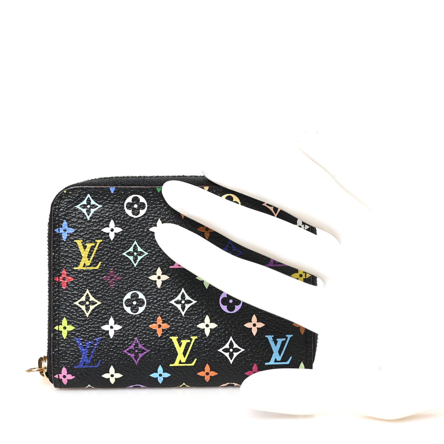 Monogram Multicolor Zippy Coin Purse Black Grenade