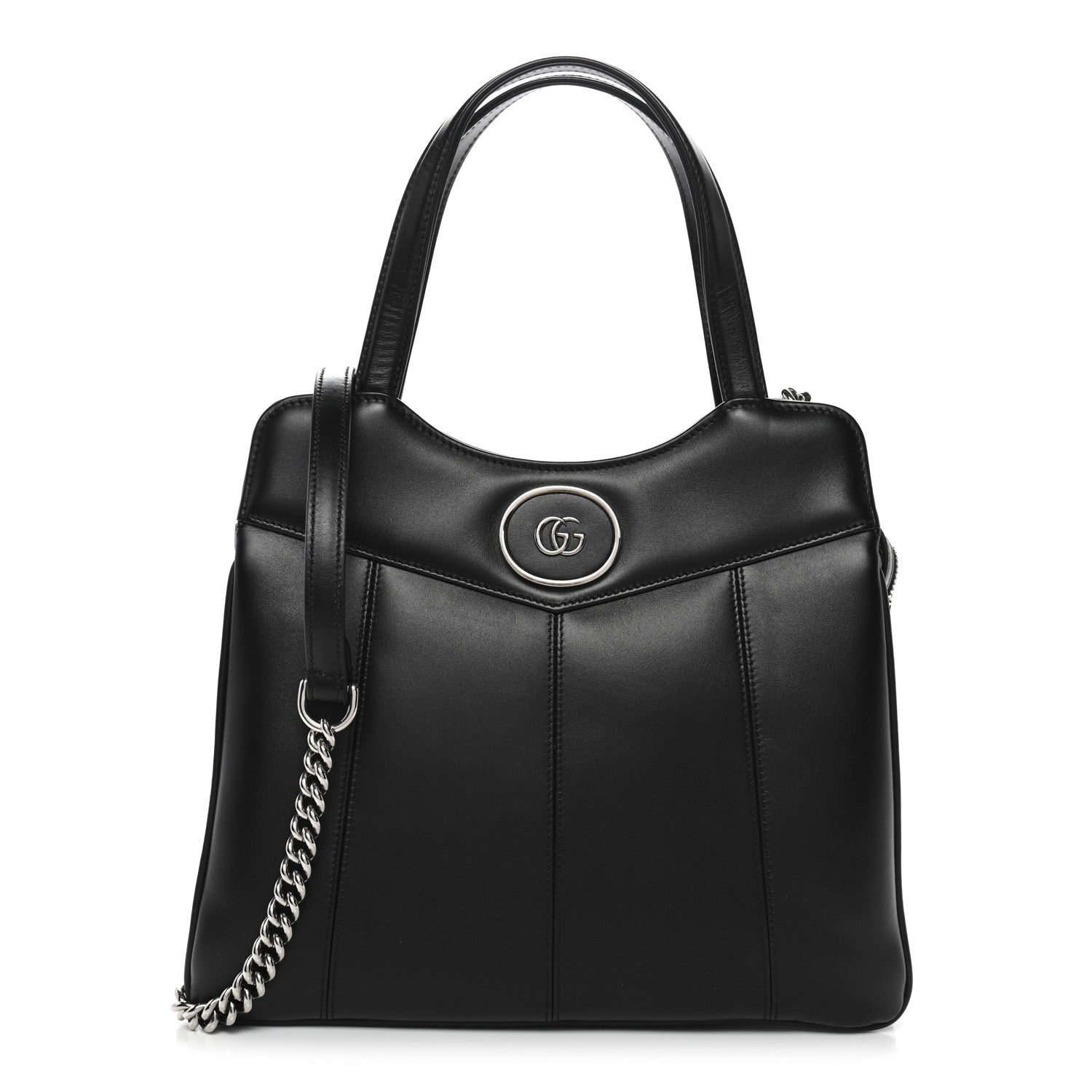 Calfskin Petite GG Small Tote Bag Black