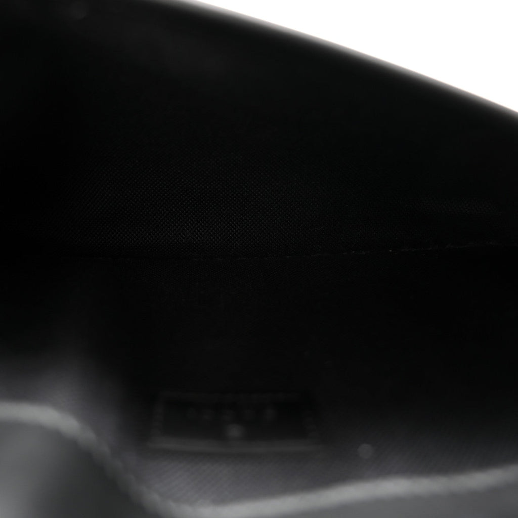 GG Supreme Monogram Web Slim Belt Bag Black Grey