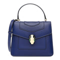 Calfskin Serpenti Forever Top Handle Blue
