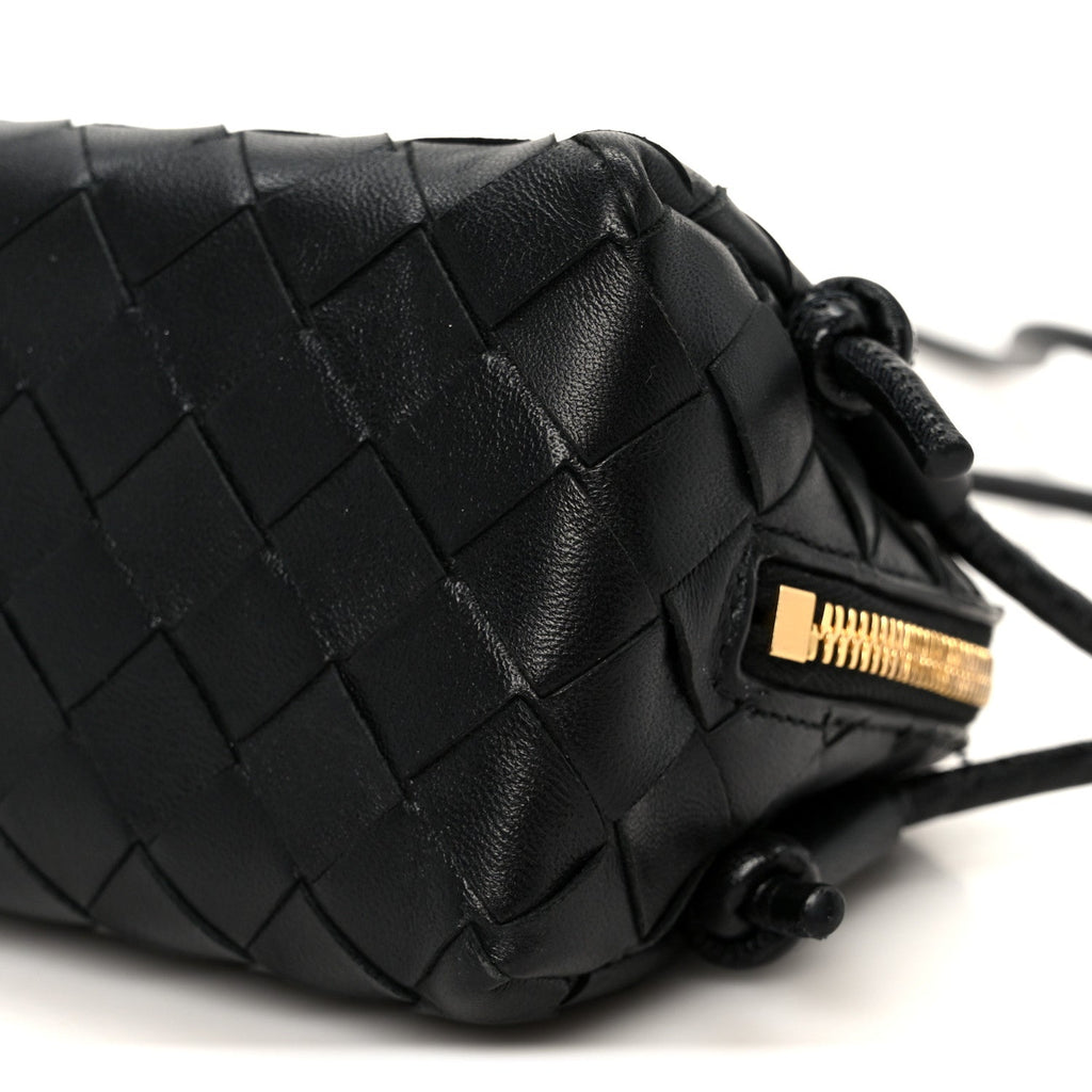 Nappa Intrecciato Concert Pouch Black