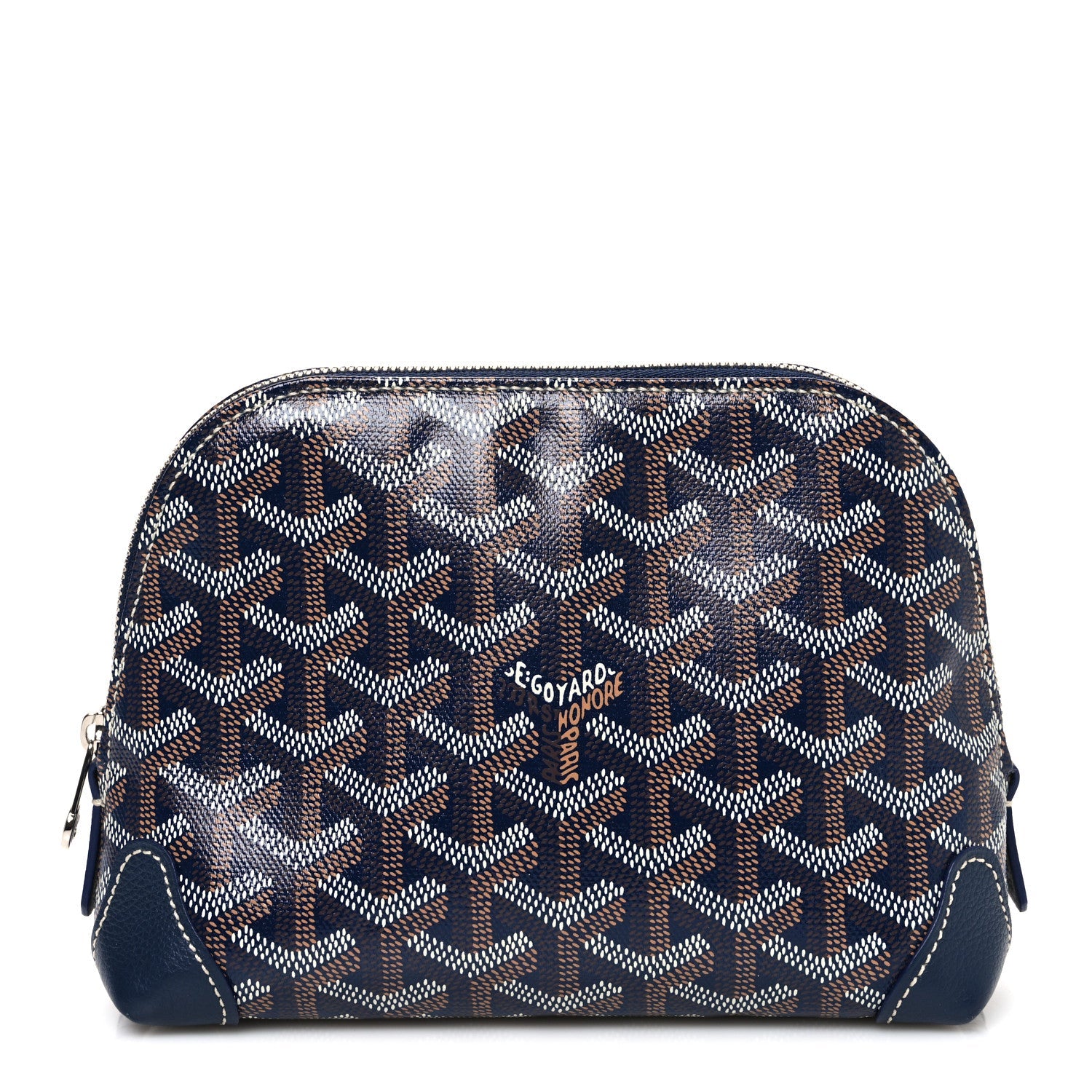 Goyardine Vendome Toiletry Pouch Navy