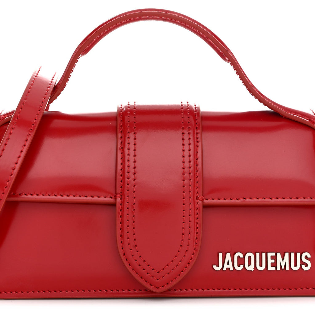 Glazed Calfskin Le Bambino Red