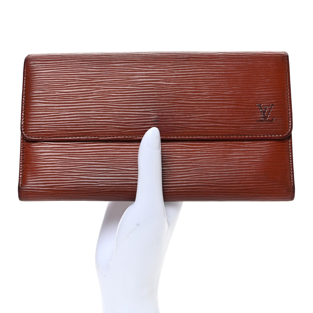 Epi Porte Tresor International Wallet Kenyan Fawn