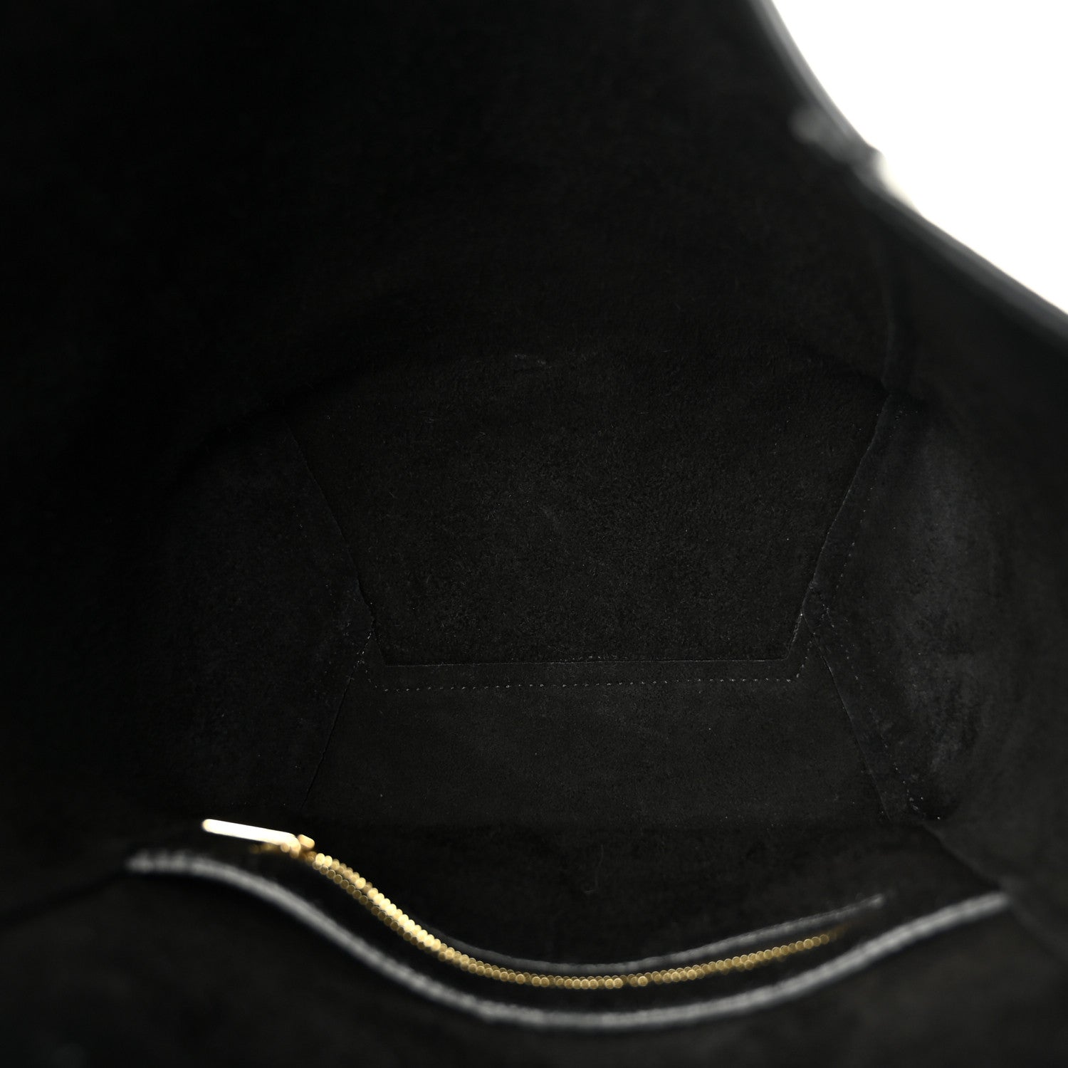 Soft Grained Calfskin Small Sangle Bucket Bag Black