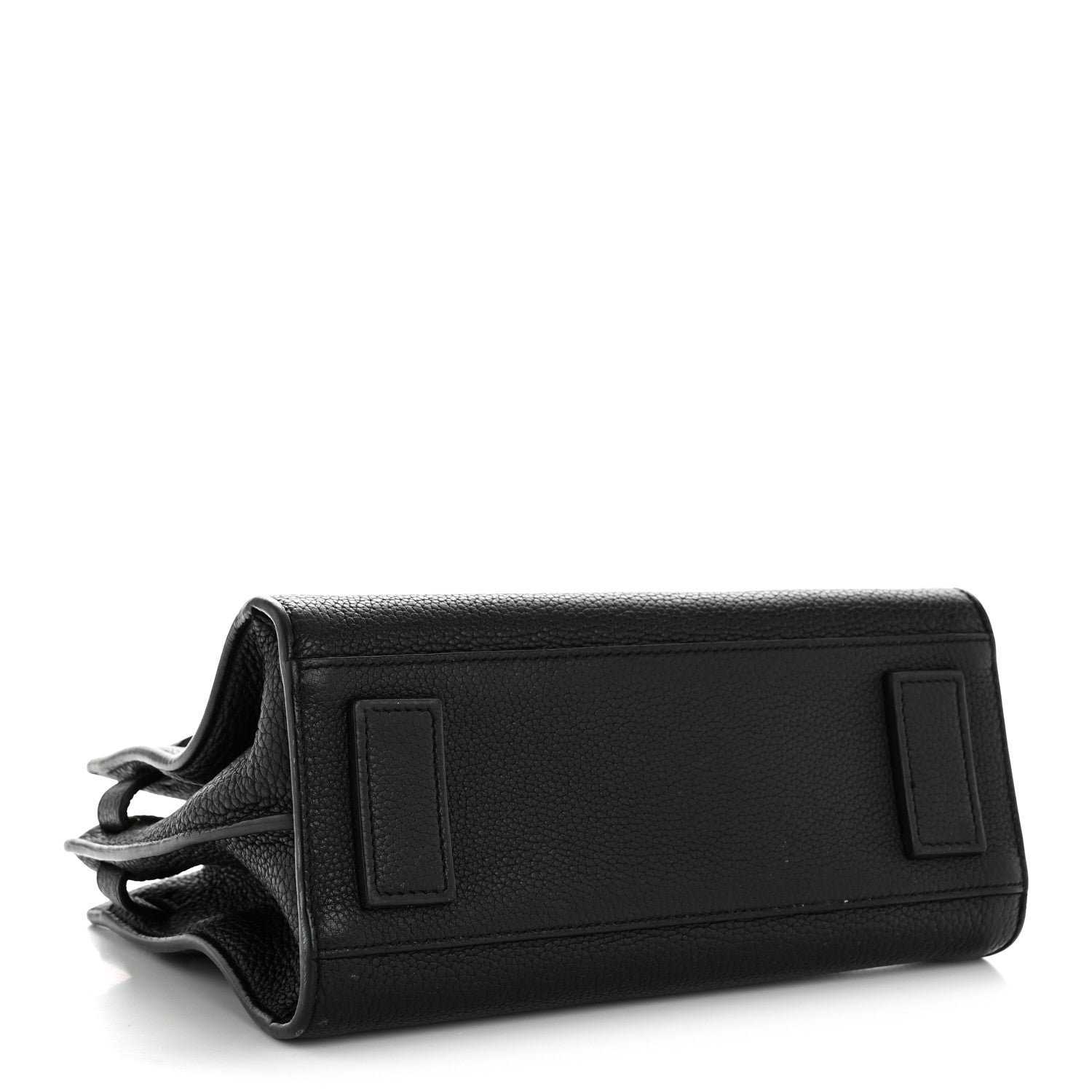 Grained Calfskin Nano Sac De Jour Souple Black